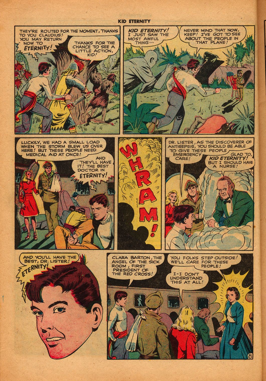 Read online Kid Eternity (1946) comic -  Issue #5 - 10