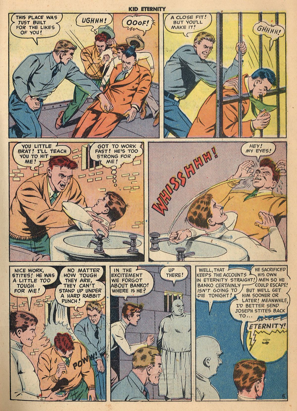 Read online Kid Eternity (1946) comic -  Issue #18 - 8