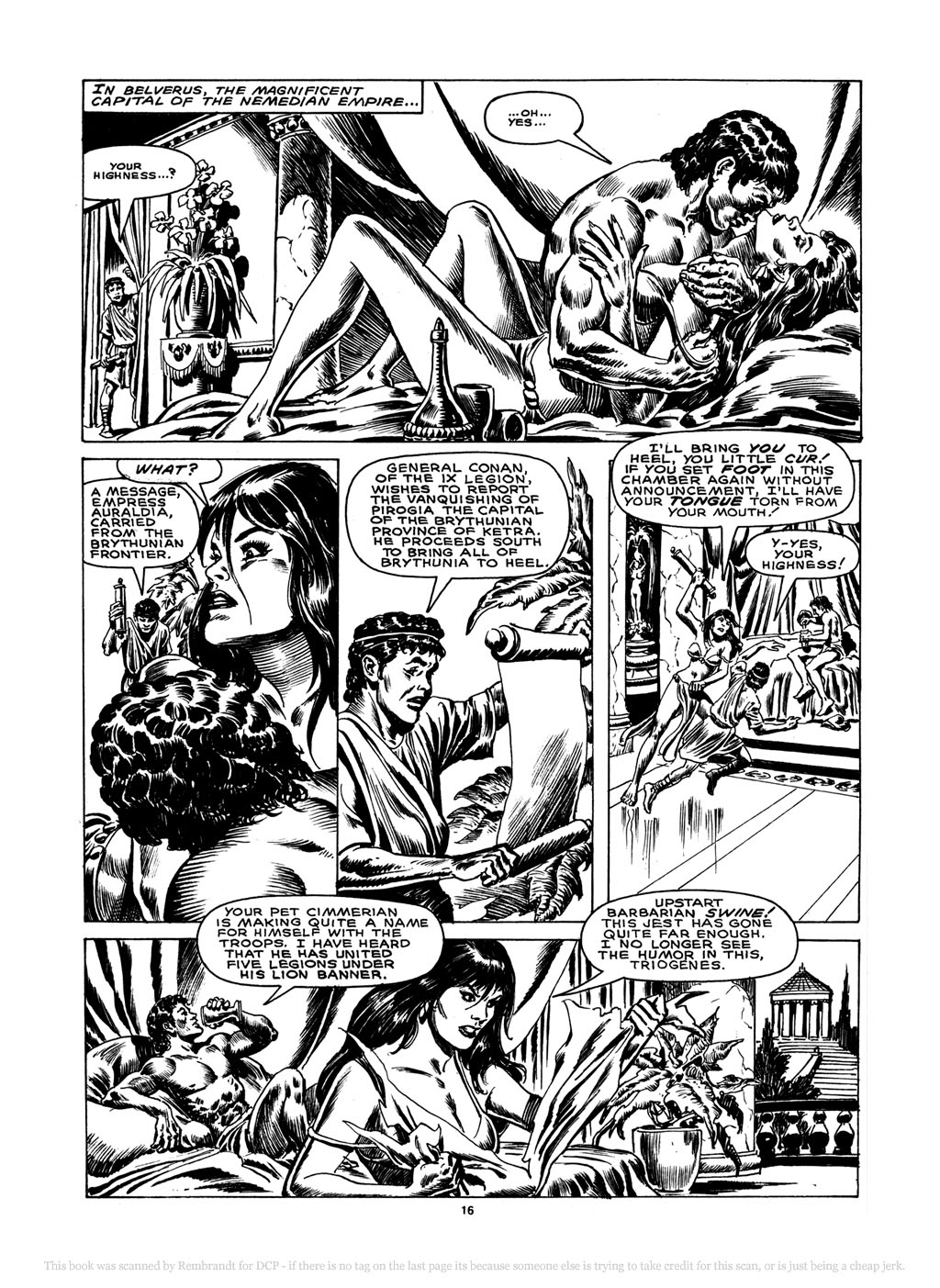 Read online The Savage Sword Of Conan comic -  Issue #148 - 16