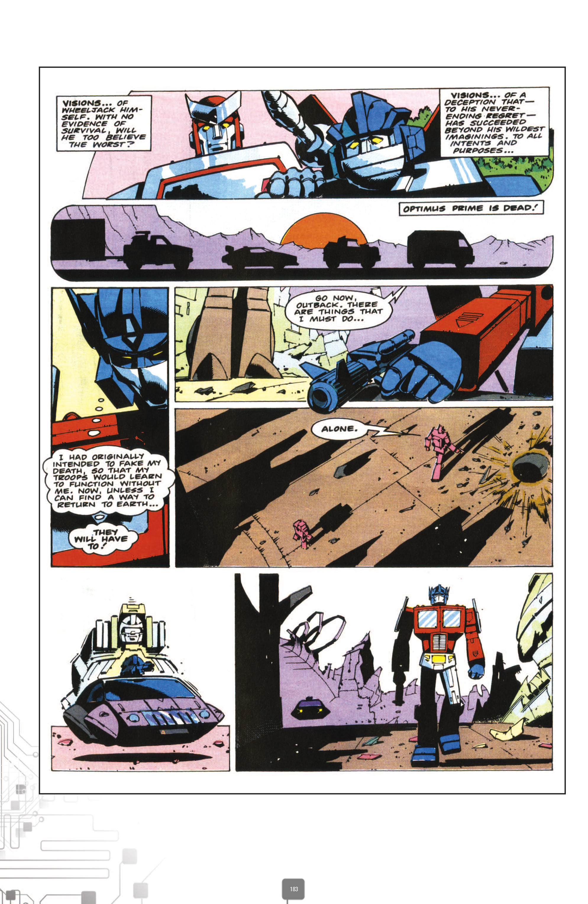 Read online The Transformers Classics UK comic -  Issue # TPB 3 - 184