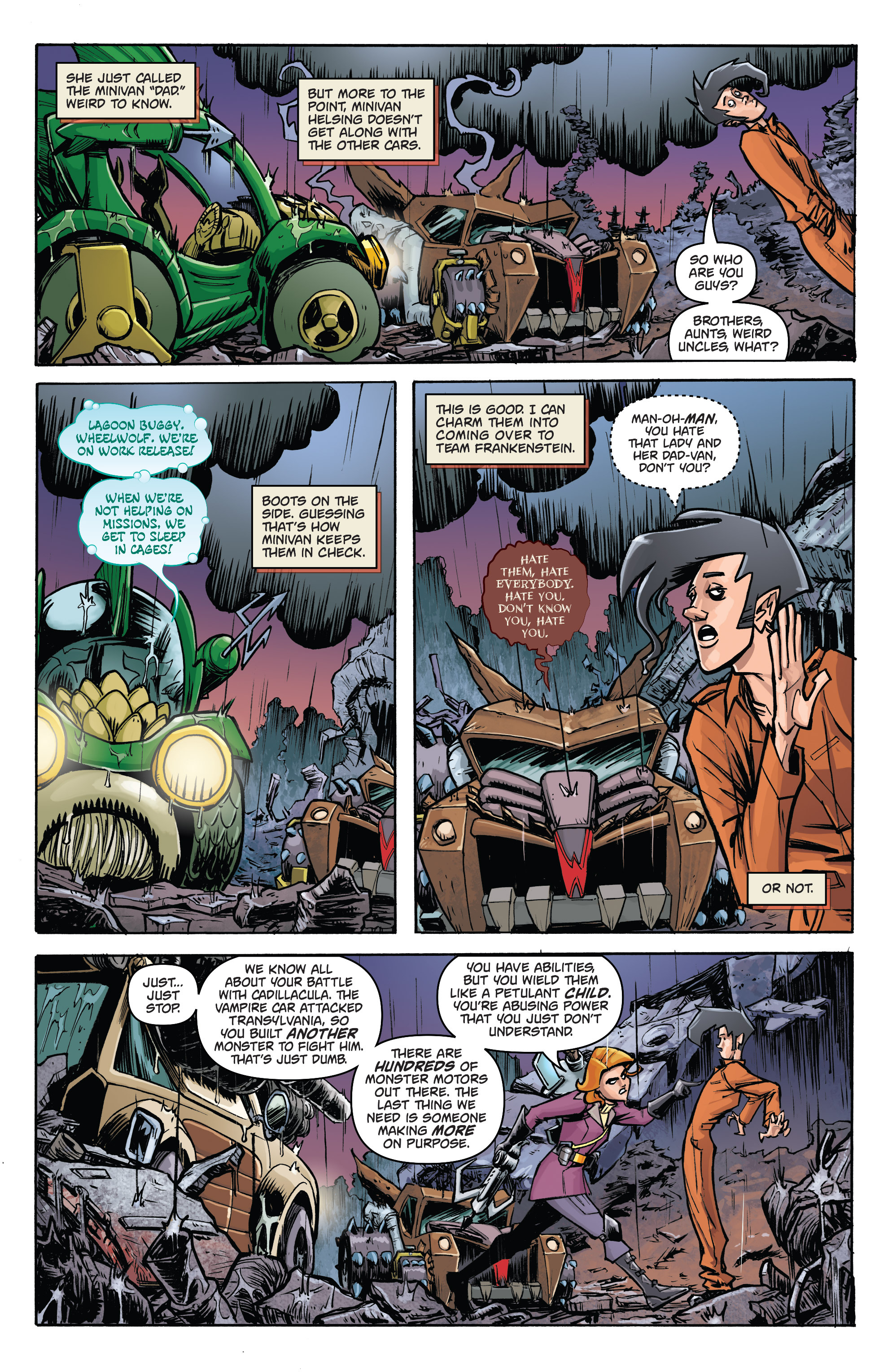 Read online Monster Motors: The Curse of Minivan Helsing comic -  Issue #1 - 8