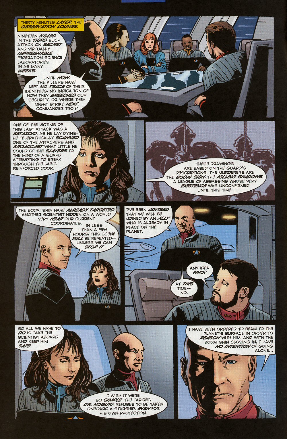 Read online Star Trek: The Next Generation - The Killing Shadows comic -  Issue #1 - 6