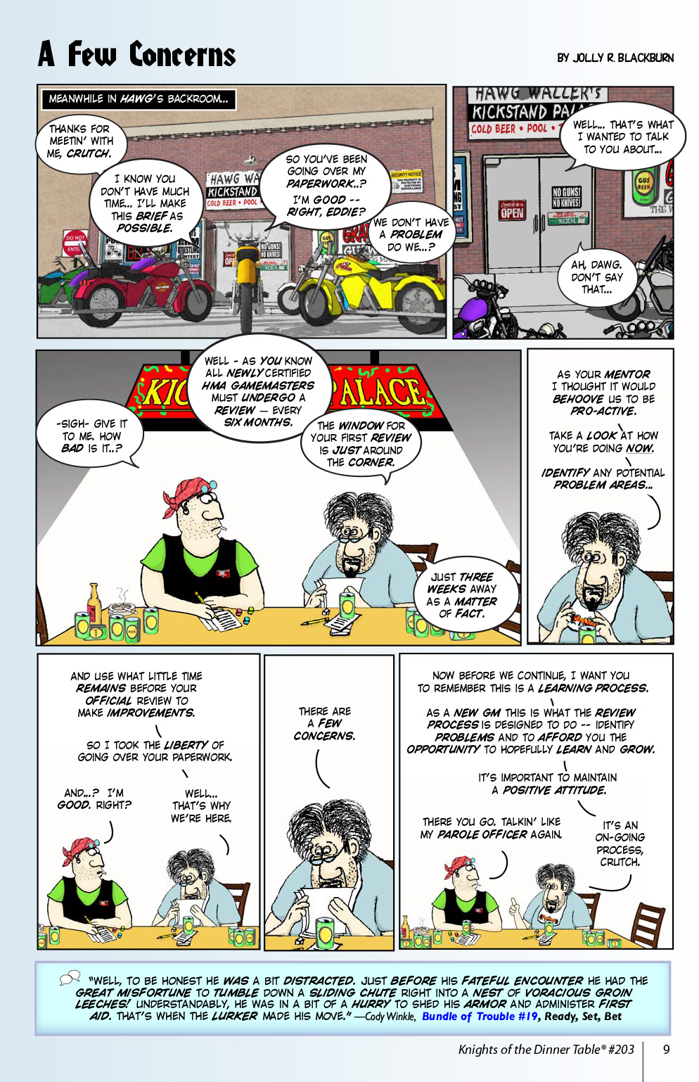 Read online Knights of the Dinner Table comic -  Issue #203 - 11