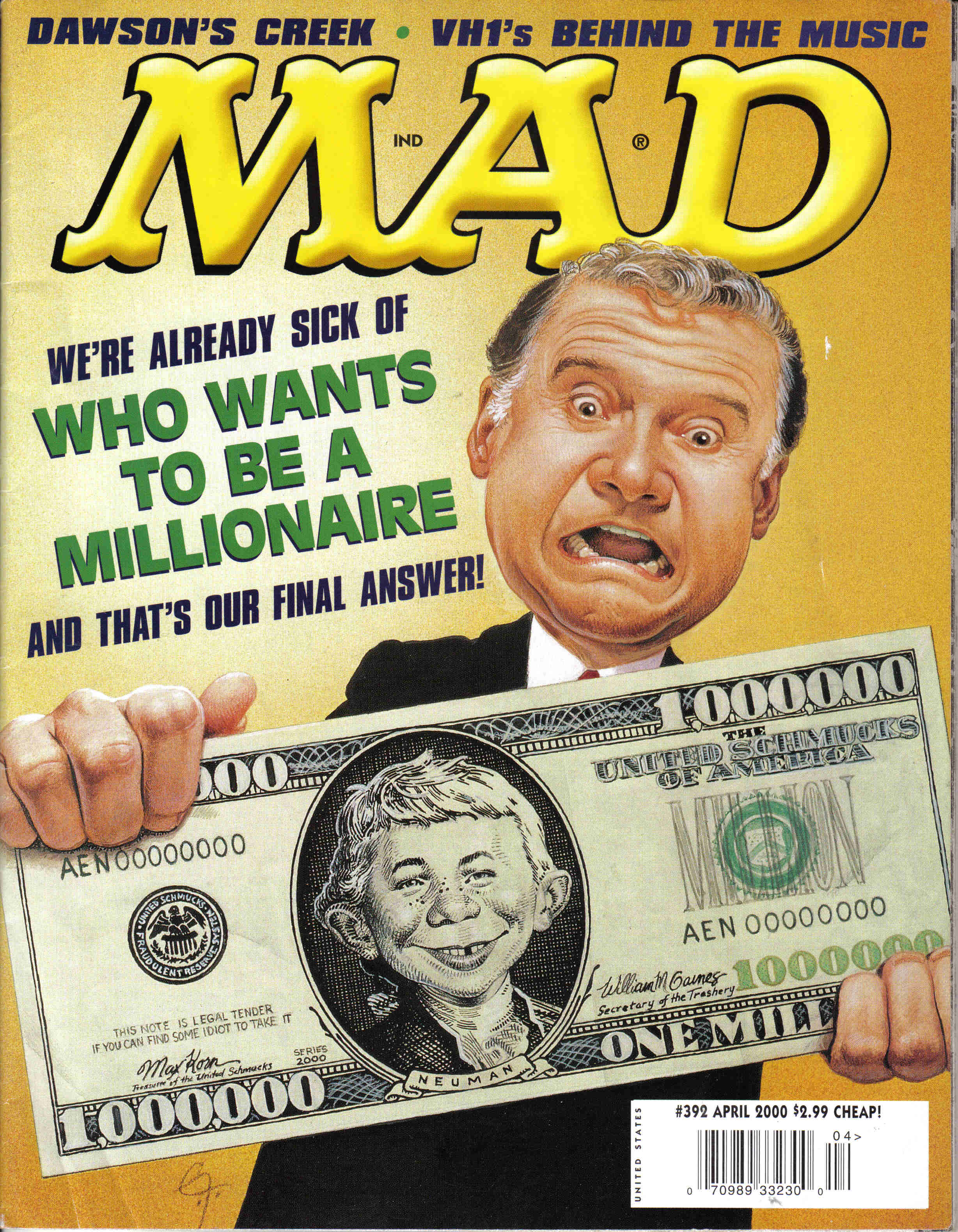 Read online MAD comic -  Issue #392 - 1