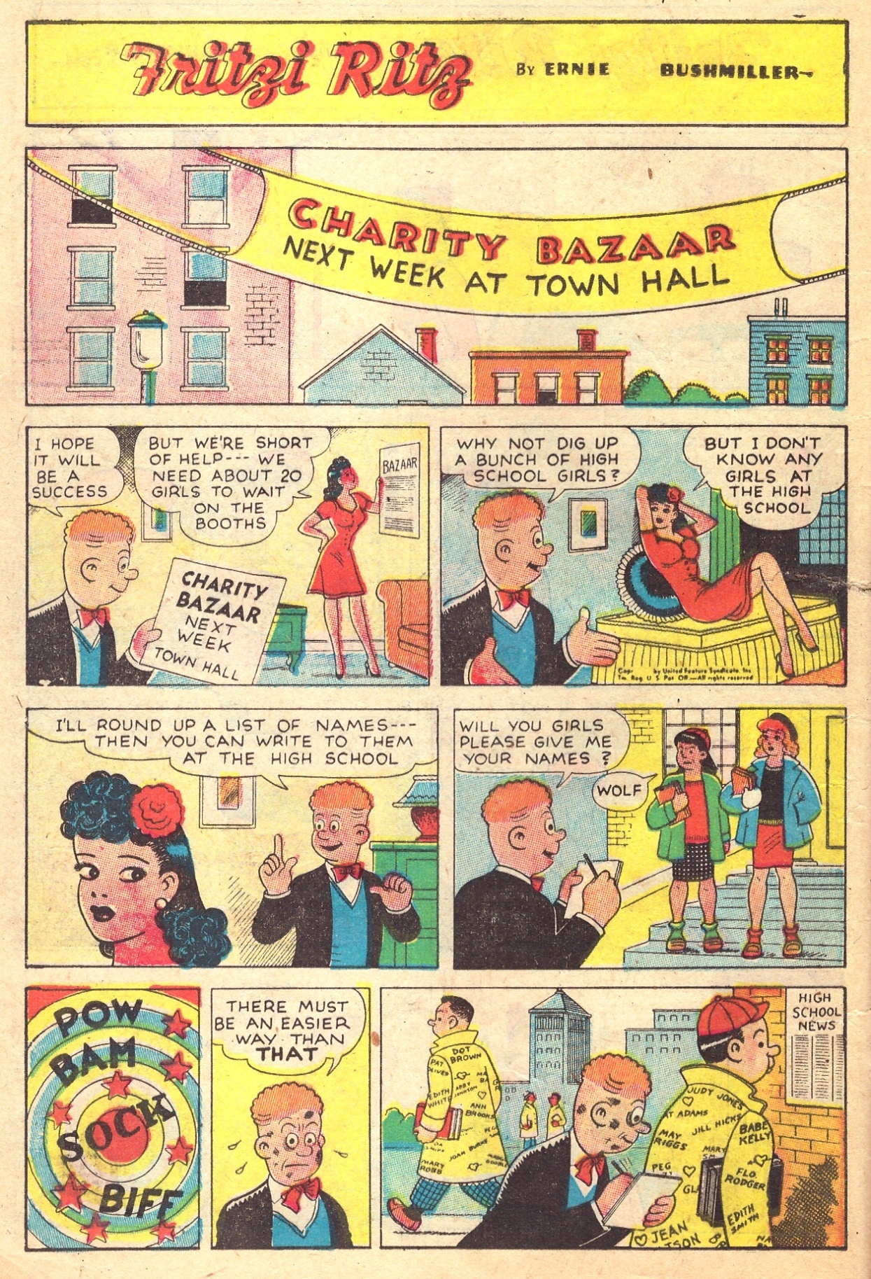 Read online Fritzi Ritz (1948) comic -  Issue #1 - 12