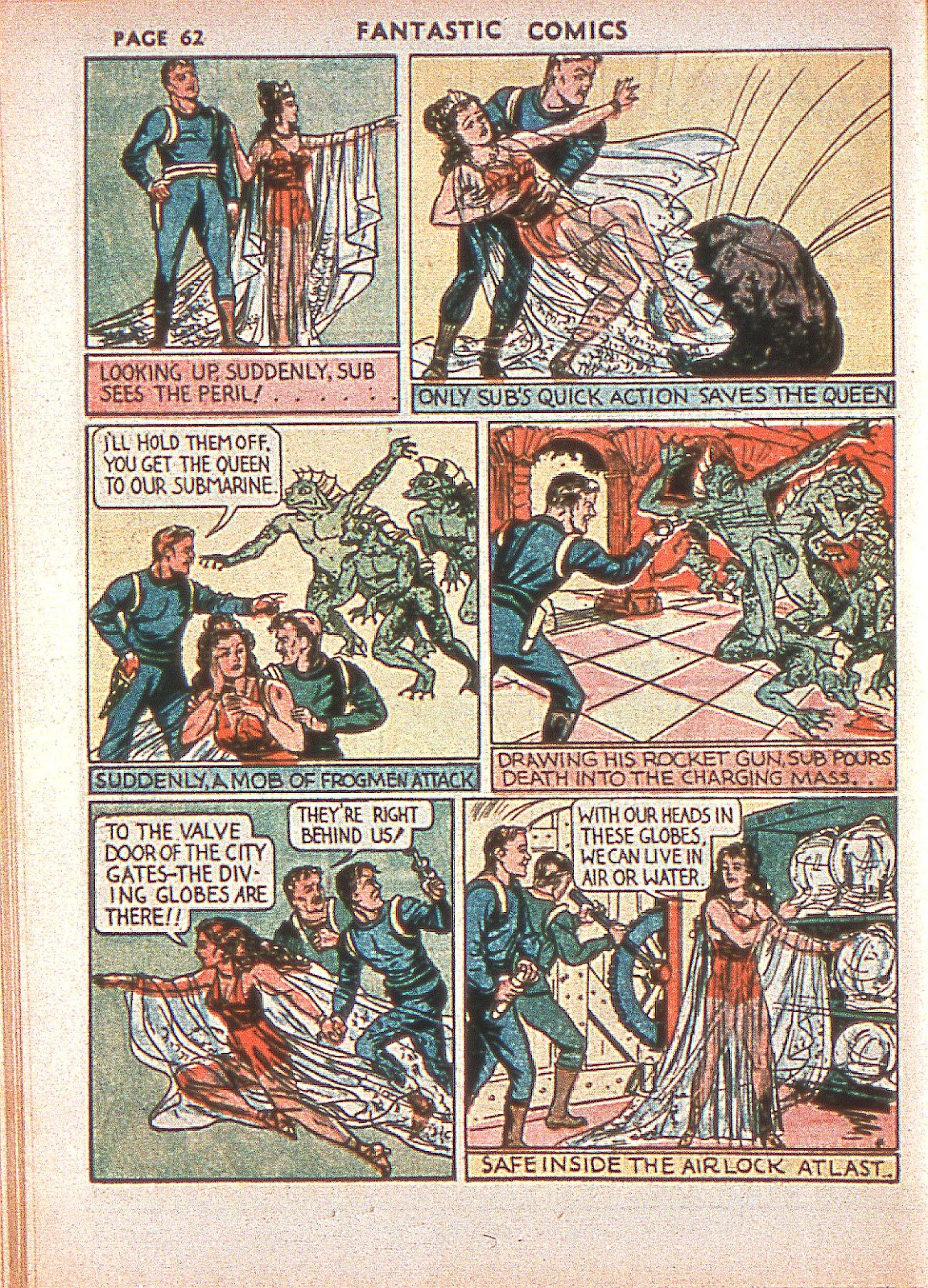 Read online Fantastic Comics comic Issue 1