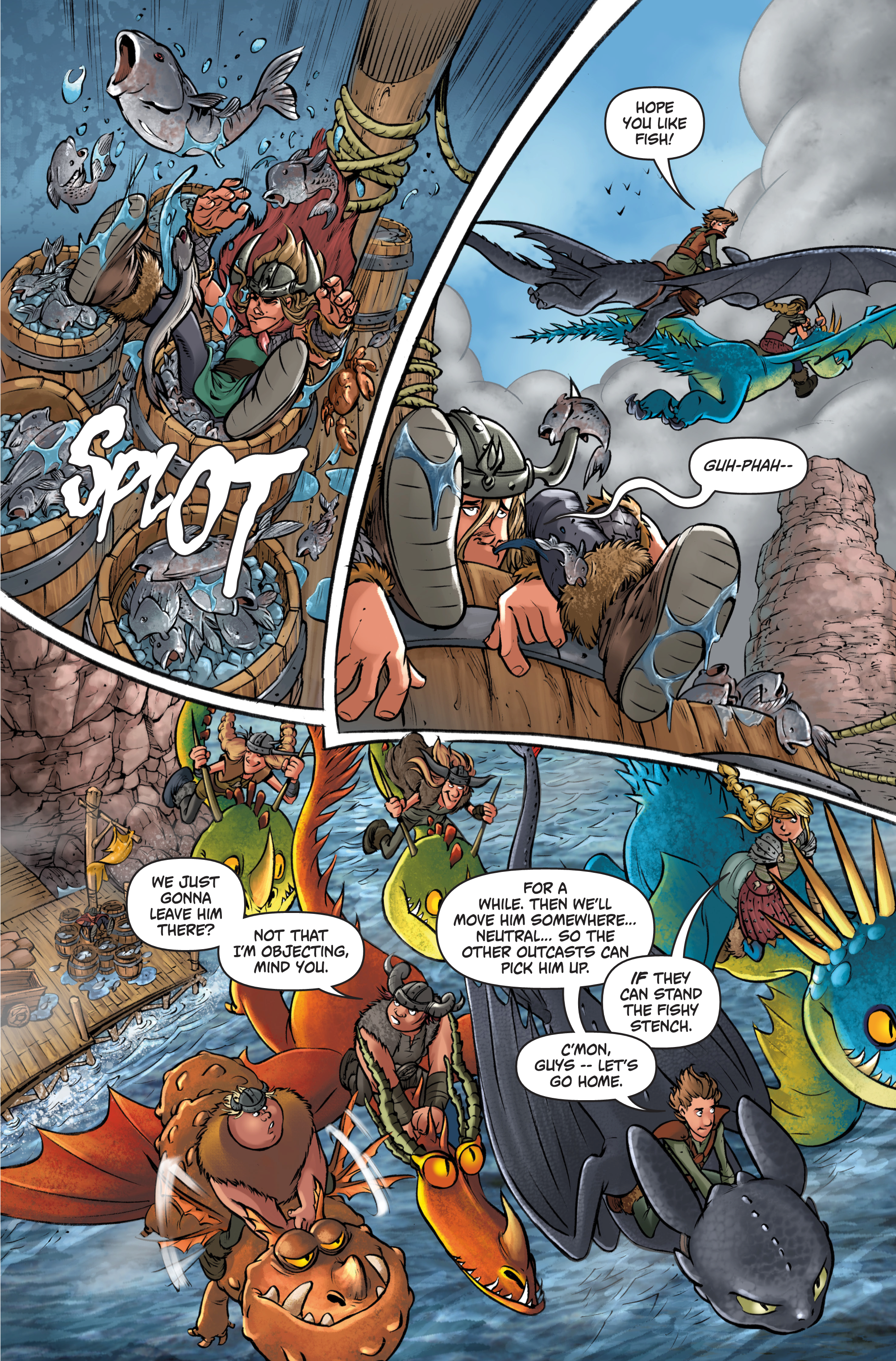 Read online DreamWorks Dragons: Riders of Berk comic -  Issue # _TPB - 107