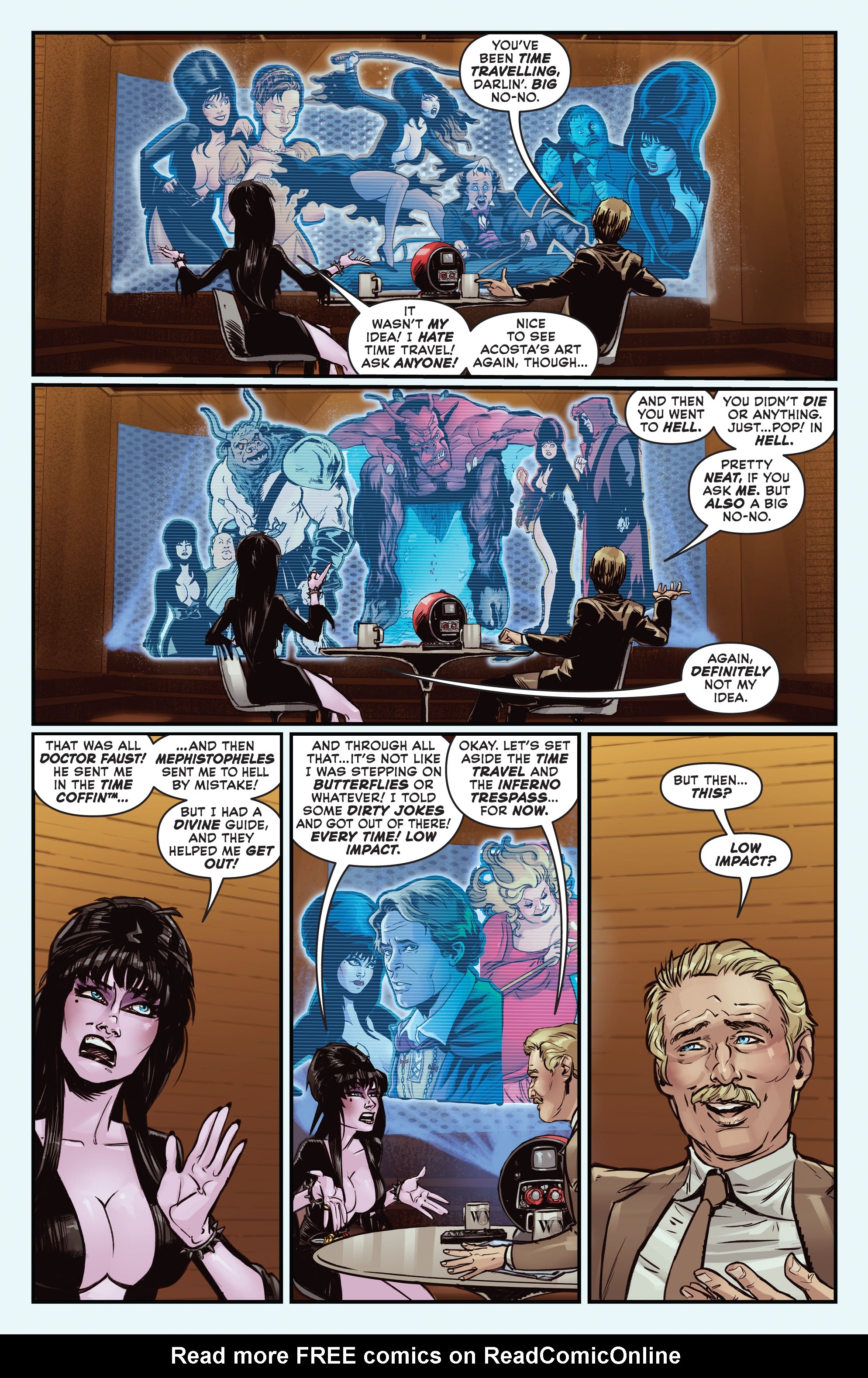 Read online Elvira in Horrorland comic -  Issue #4 - 23