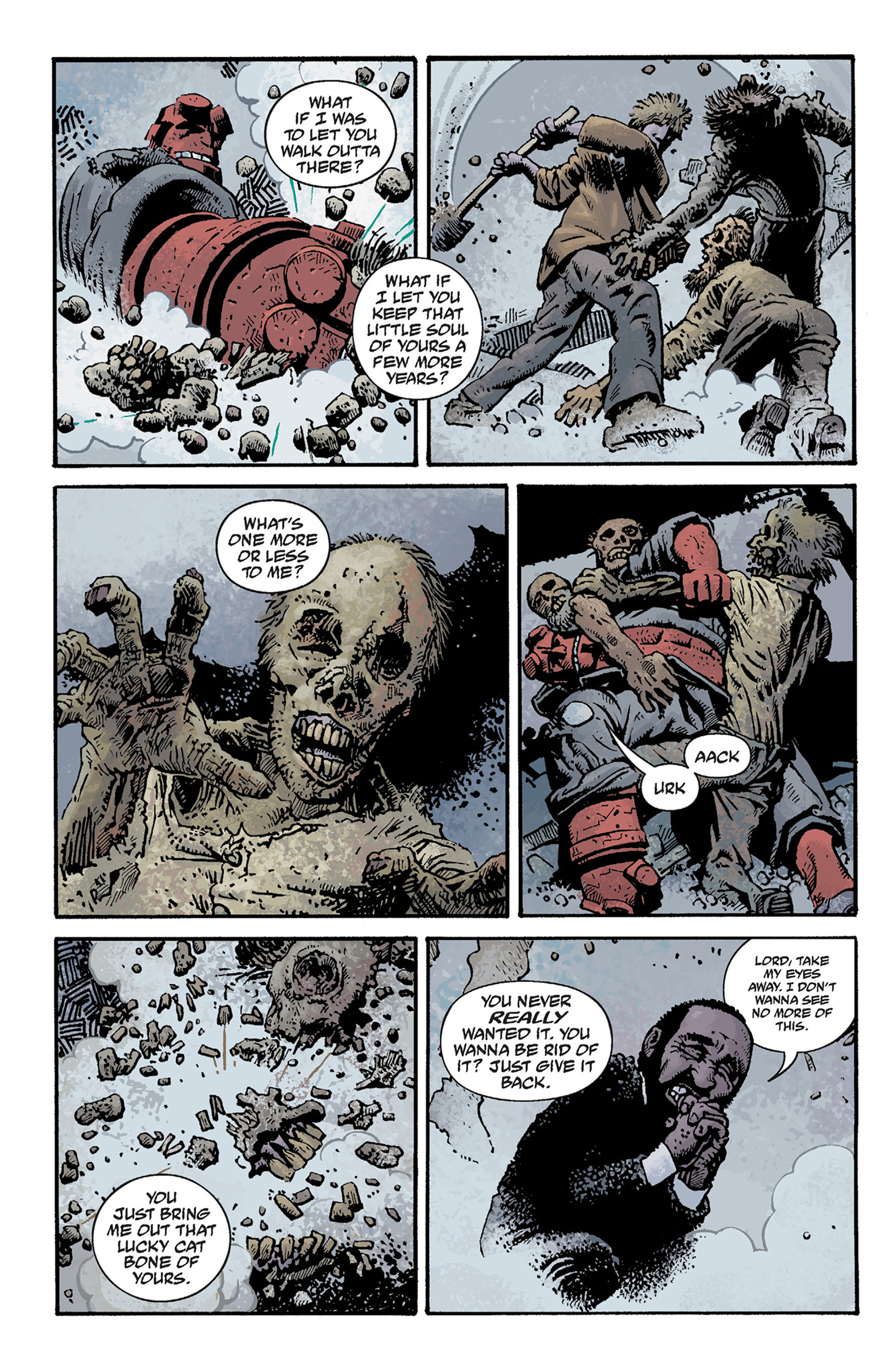 Read online Hellboy: The Crooked Man and Others comic -  Issue # TPB - 68