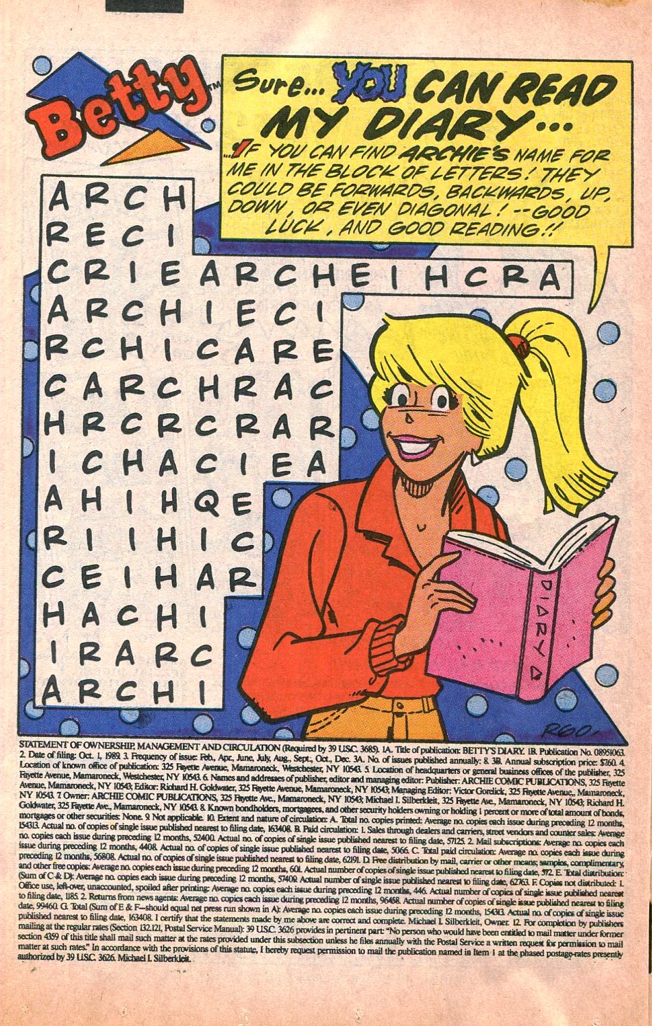 Read online Betty's Diary comic -  Issue #32 - 26