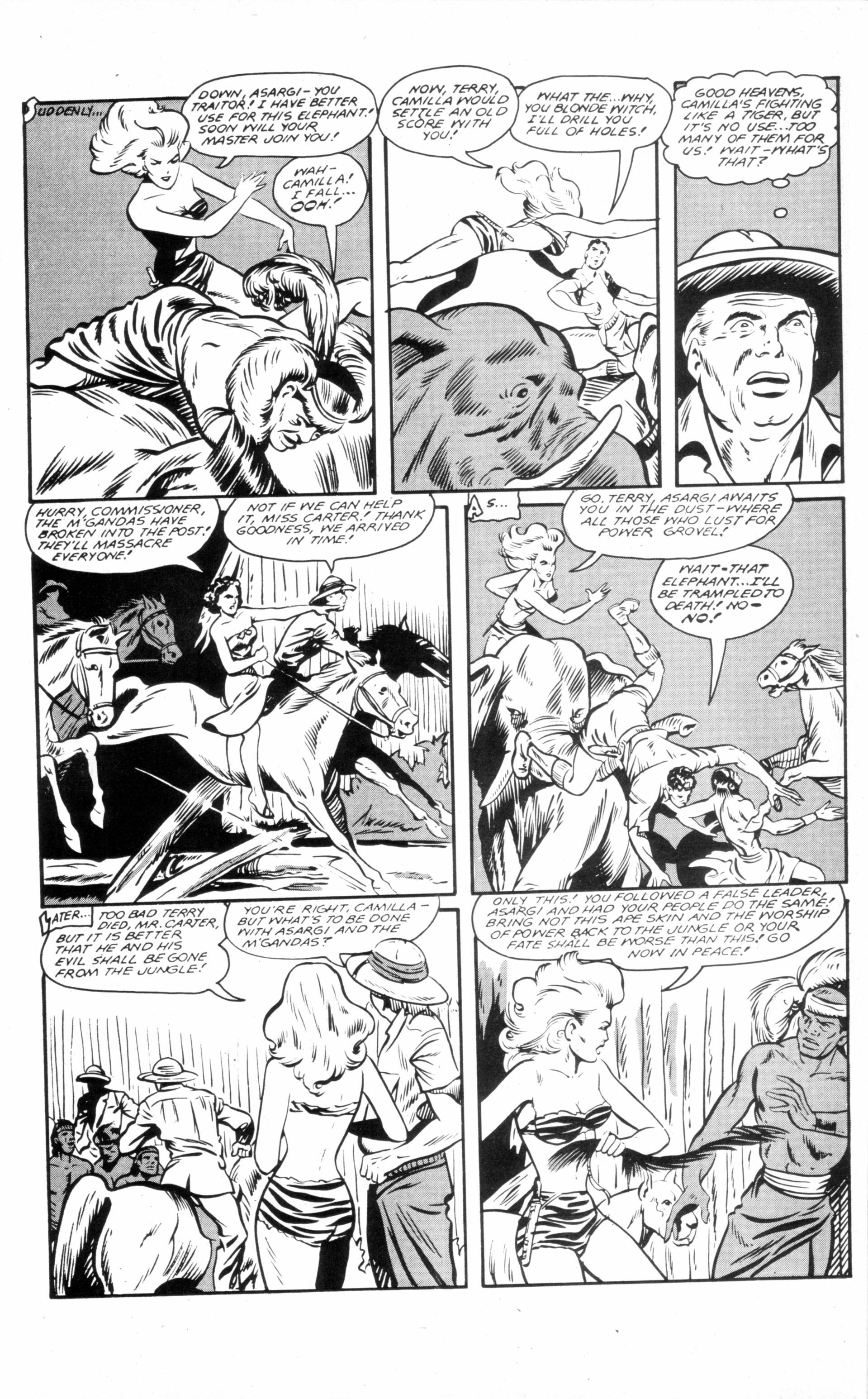 Read online Jungle Girls (1988) comic -  Issue #6 - 10