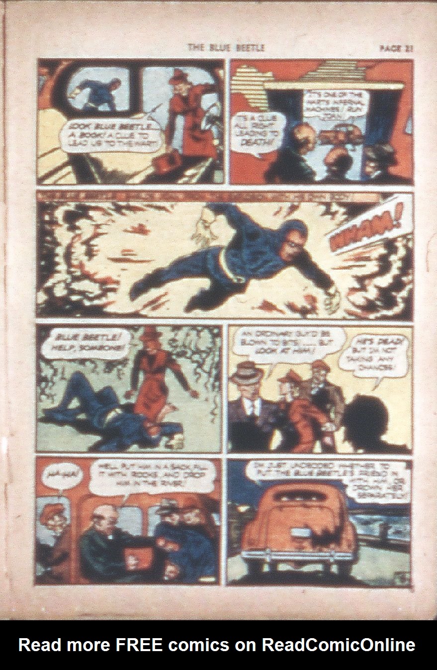 Read online The Blue Beetle comic -  Issue #6 - 23