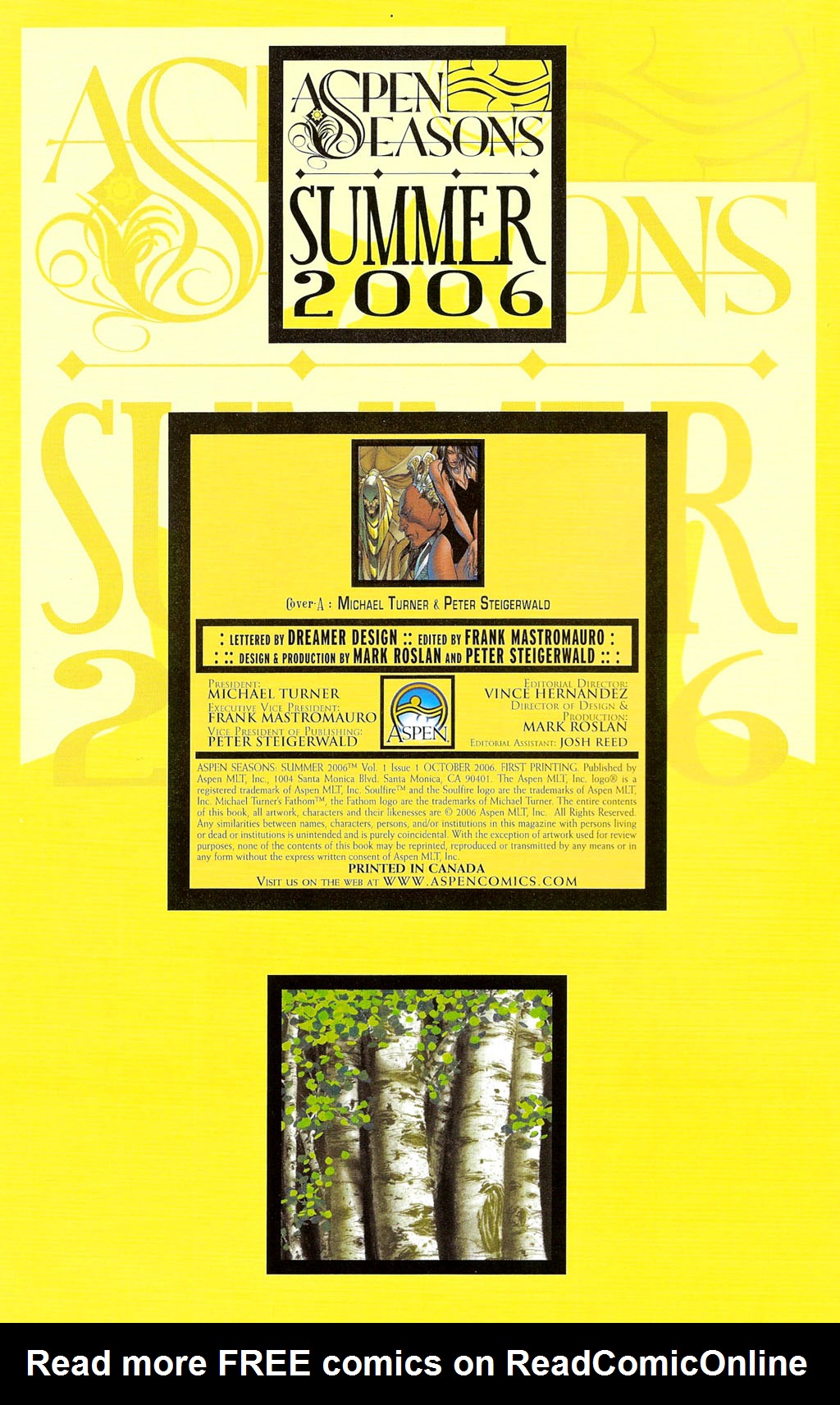 Read online Aspen Seasons comic -  Issue # Issue Summer 2006 - 2