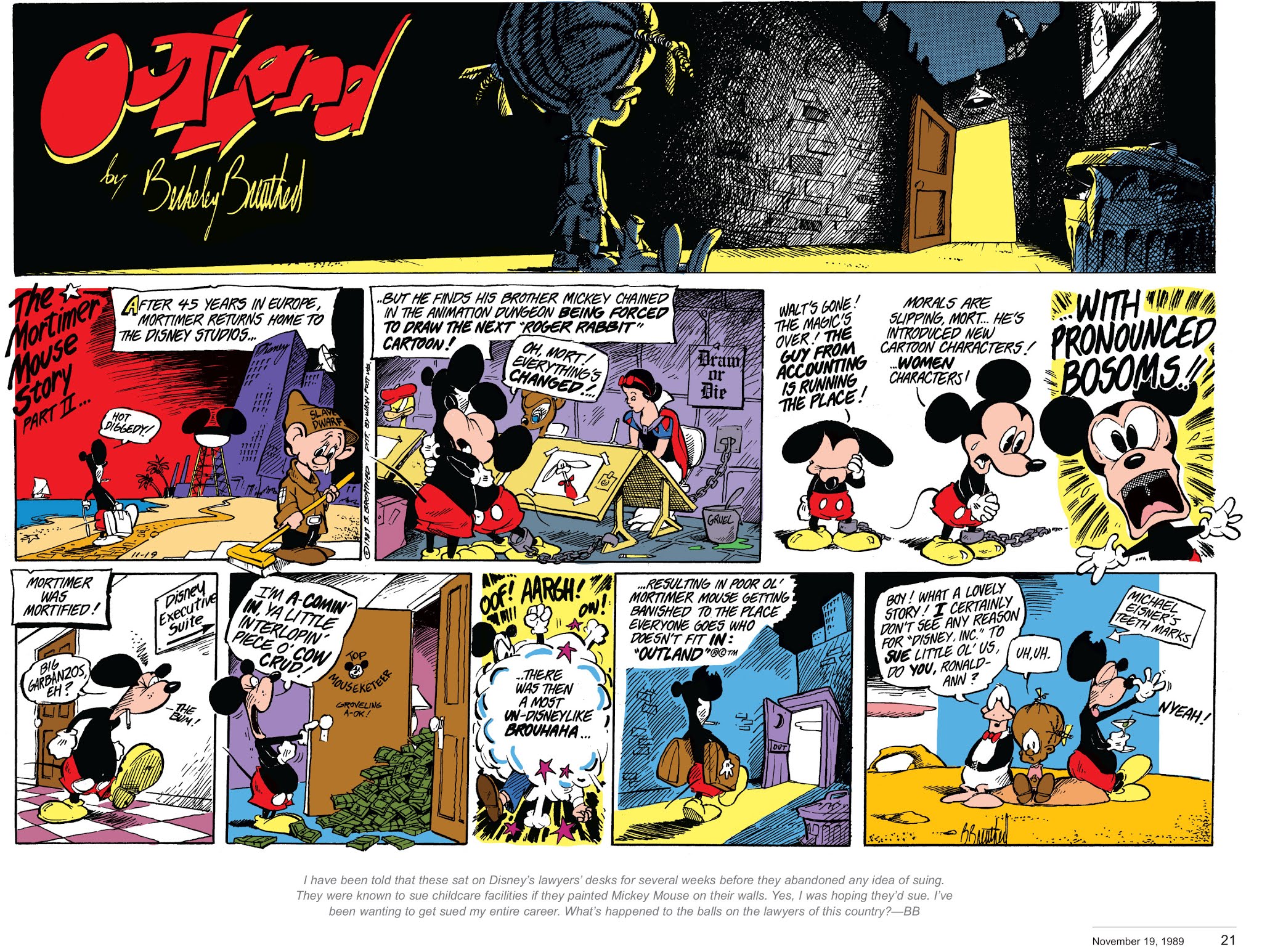 Read online Berkeley Breathed’s Outland comic -  Issue # TPB (Part 1) - 22