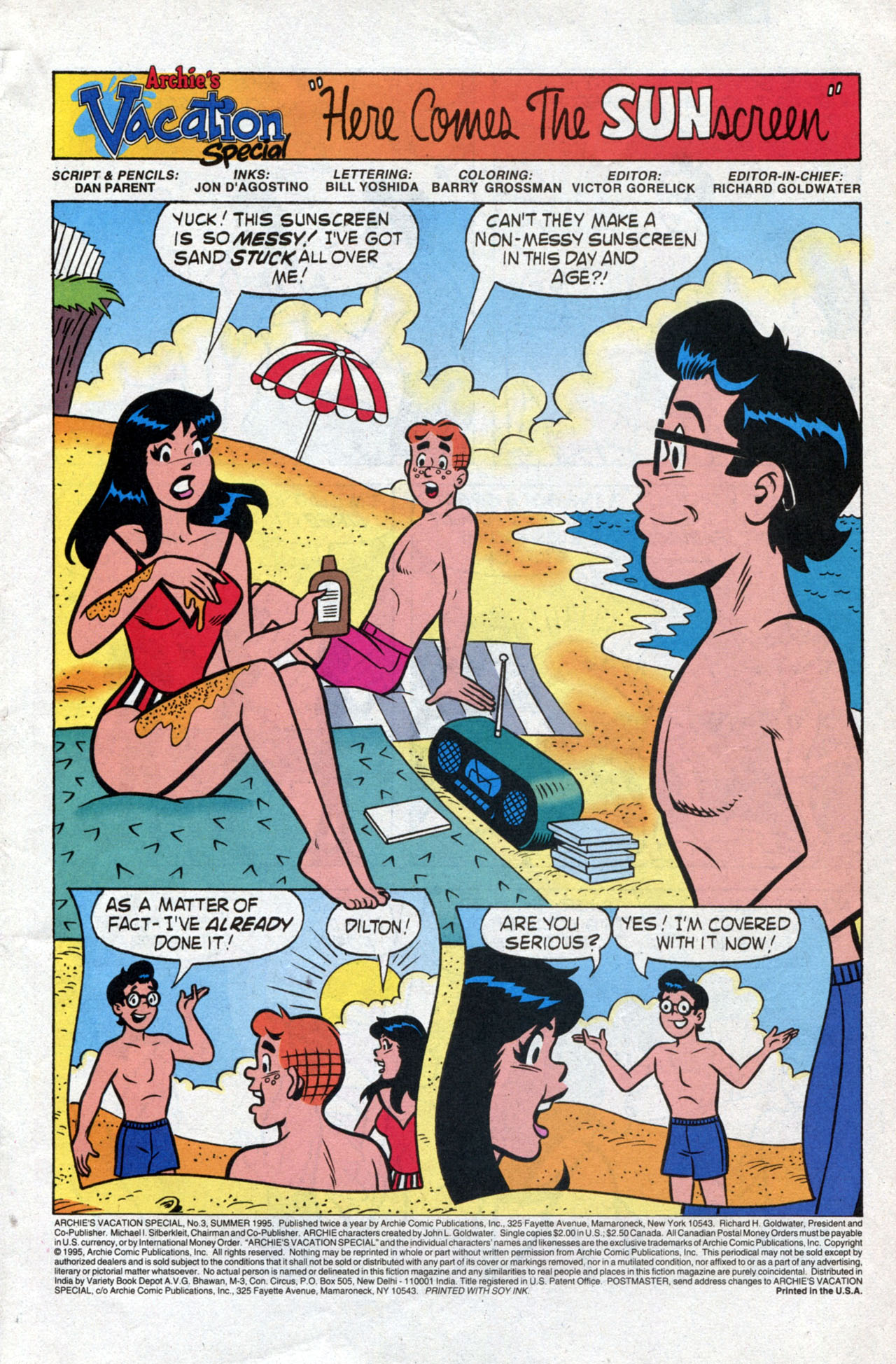 Read online Archie's Vacation Special comic -  Issue #3 - 3