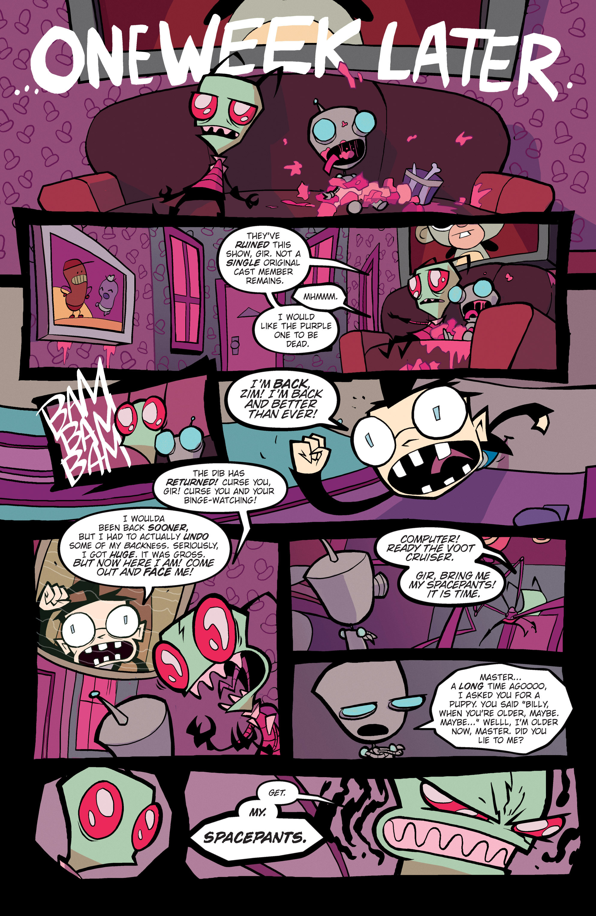 Invader Zim Issue 1 Read Invader Zim Issue 1 Comic Online In High Quality Read Full Comic