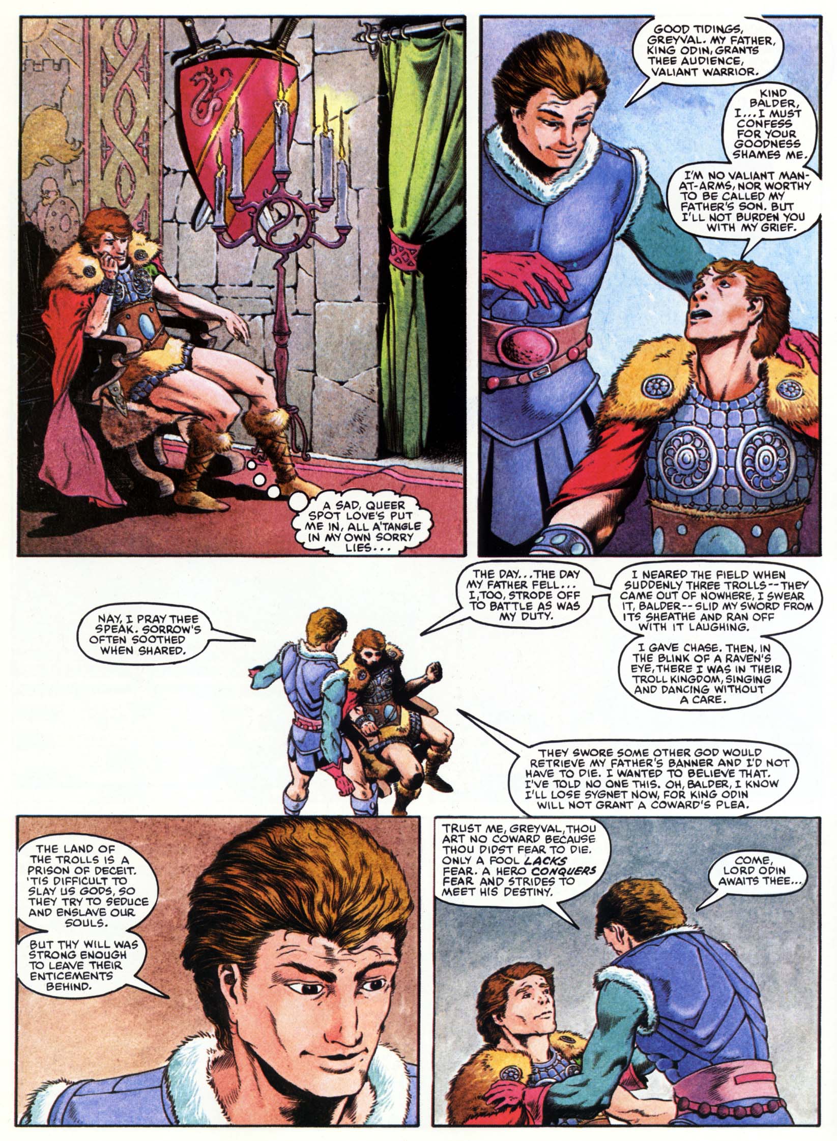 Read online Marvel Graphic Novel comic -  Issue #15 - The Raven Banner - 19