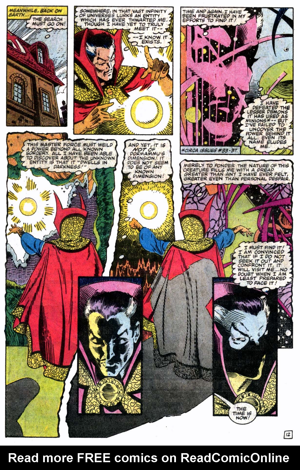 Read online Doctor Strange (1974) comic -  Issue #58 - 13