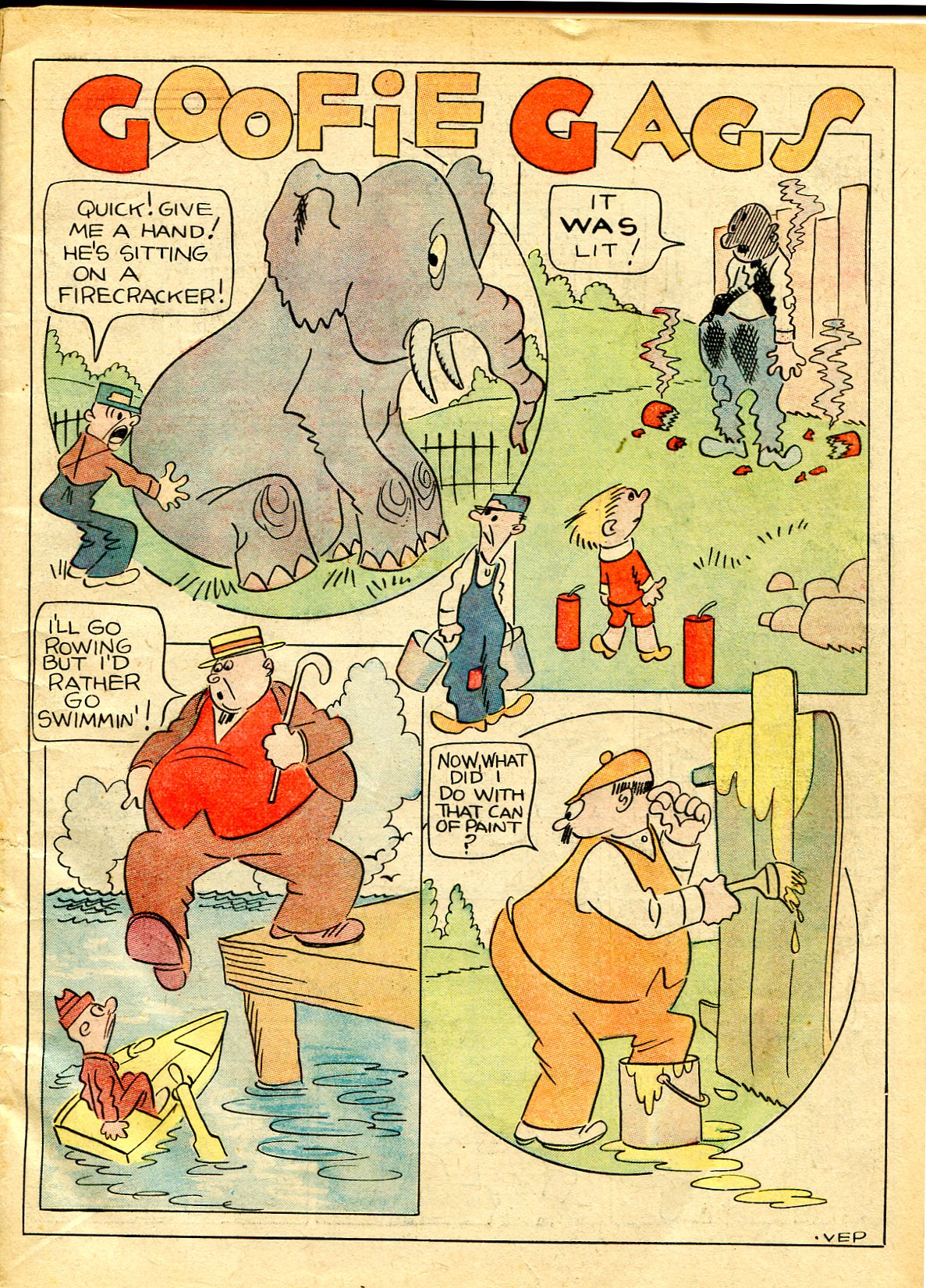 Read online Famous Funnies comic -  Issue #24 - 3