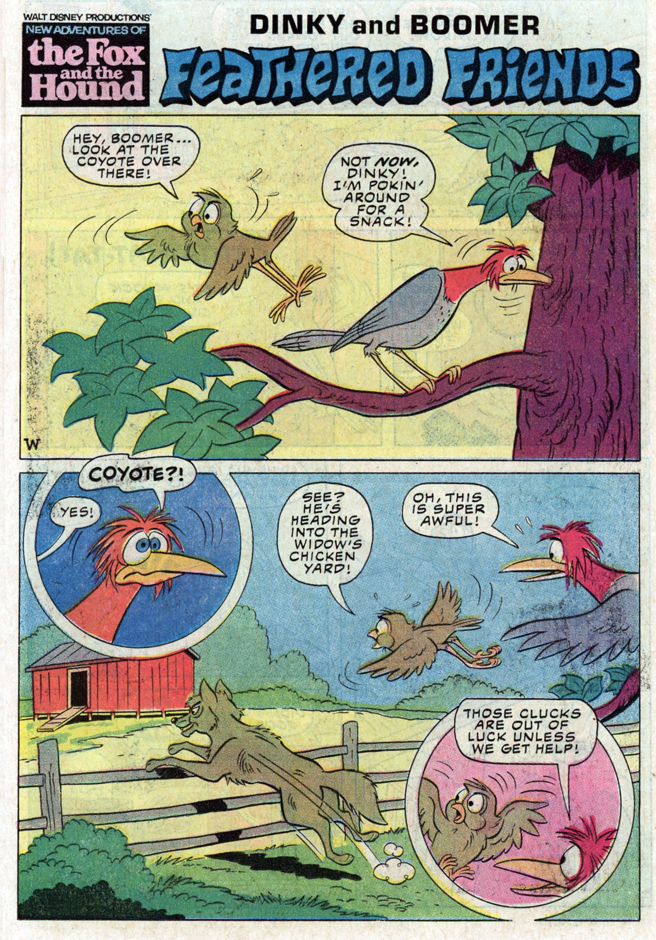 Read online Walt Disney Productions' The Fox and the Hound comic -  Issue #3 - 11