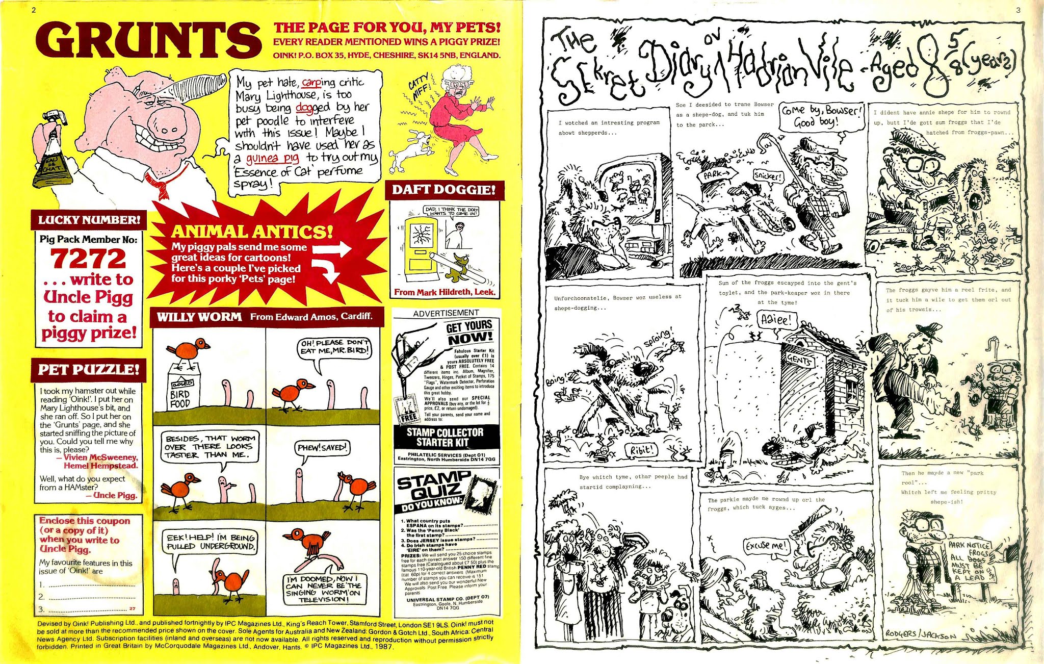 Read online Oink! comic -  Issue #27 - 2