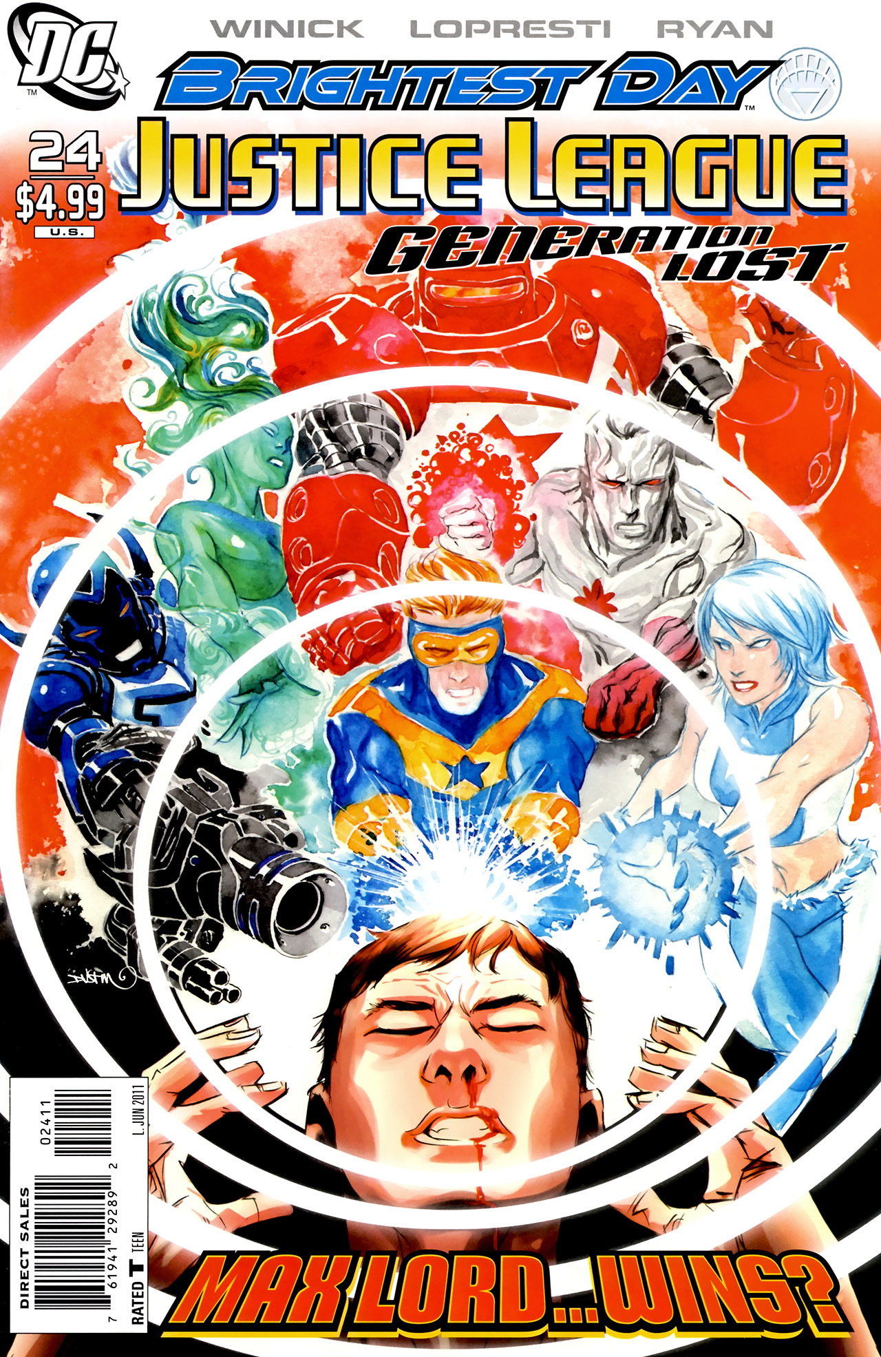 Read online Justice League: Generation Lost comic -  Issue #24 - 1