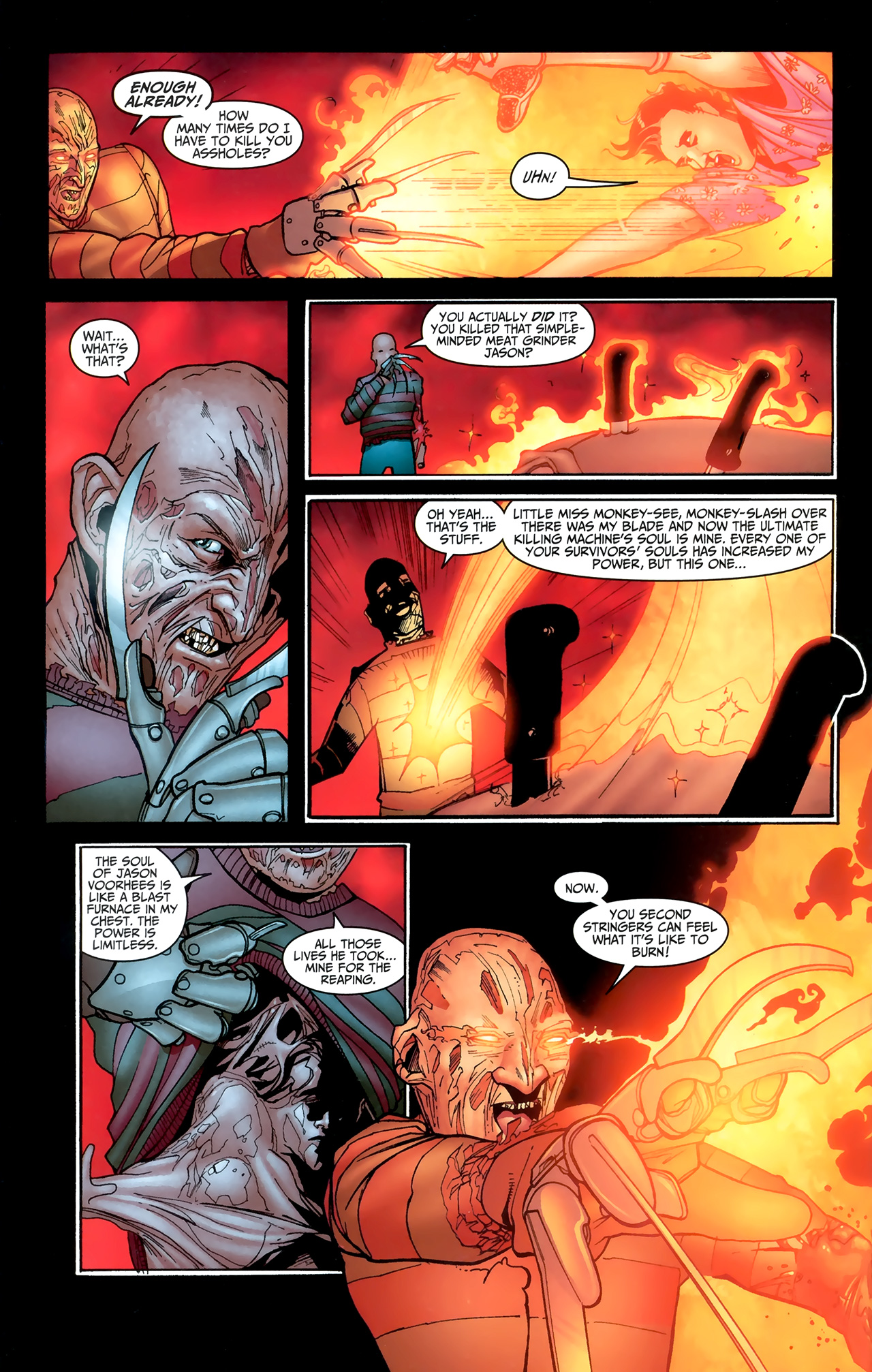 Read online Freddy vs. Jason vs. Ash: The Nightmare Warriors comic -  Issue #6 - 14