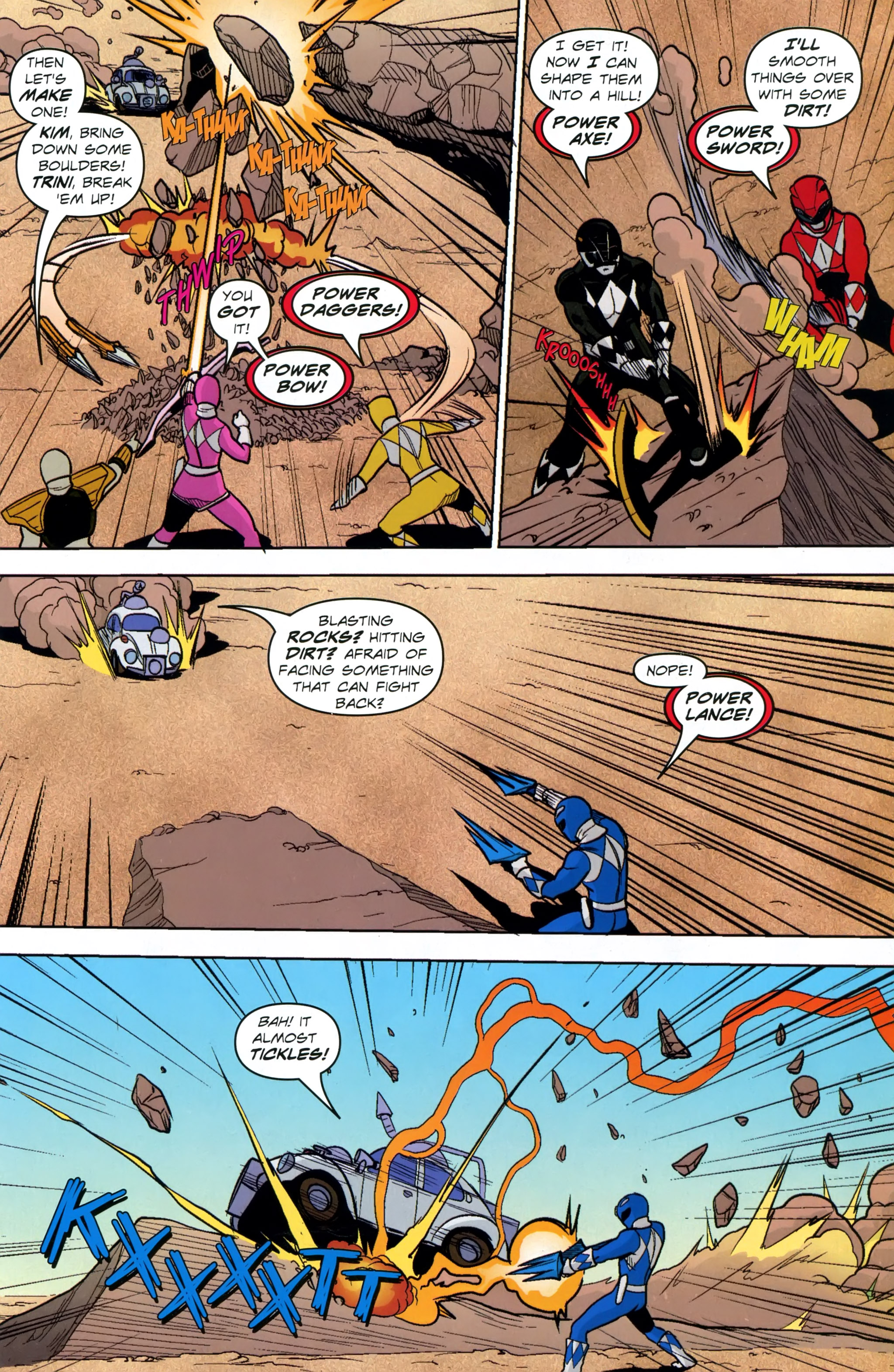 Read online Free Comic Book Day 2014 comic -  Issue # Mighty Morphin Power Rangers - 19