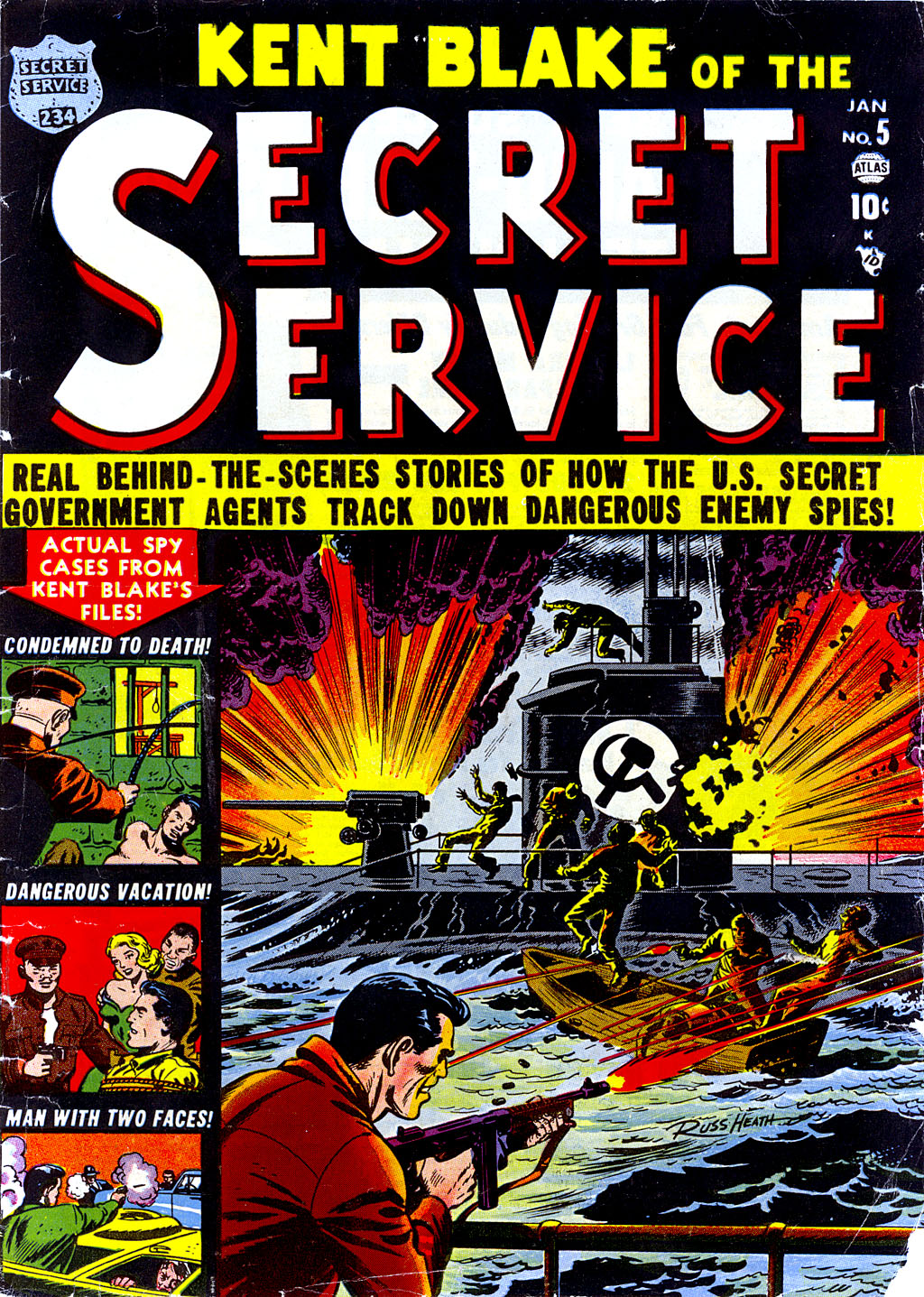 Read online Kent Blake of the Secret Service comic -  Issue #5 - 1