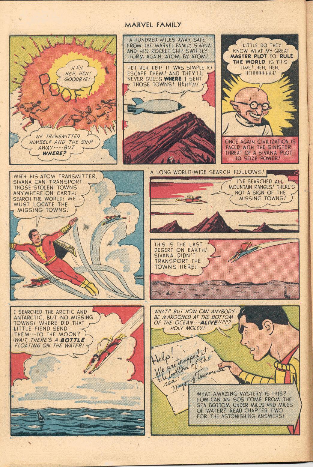 Read online The Marvel Family comic -  Issue #62 - 8