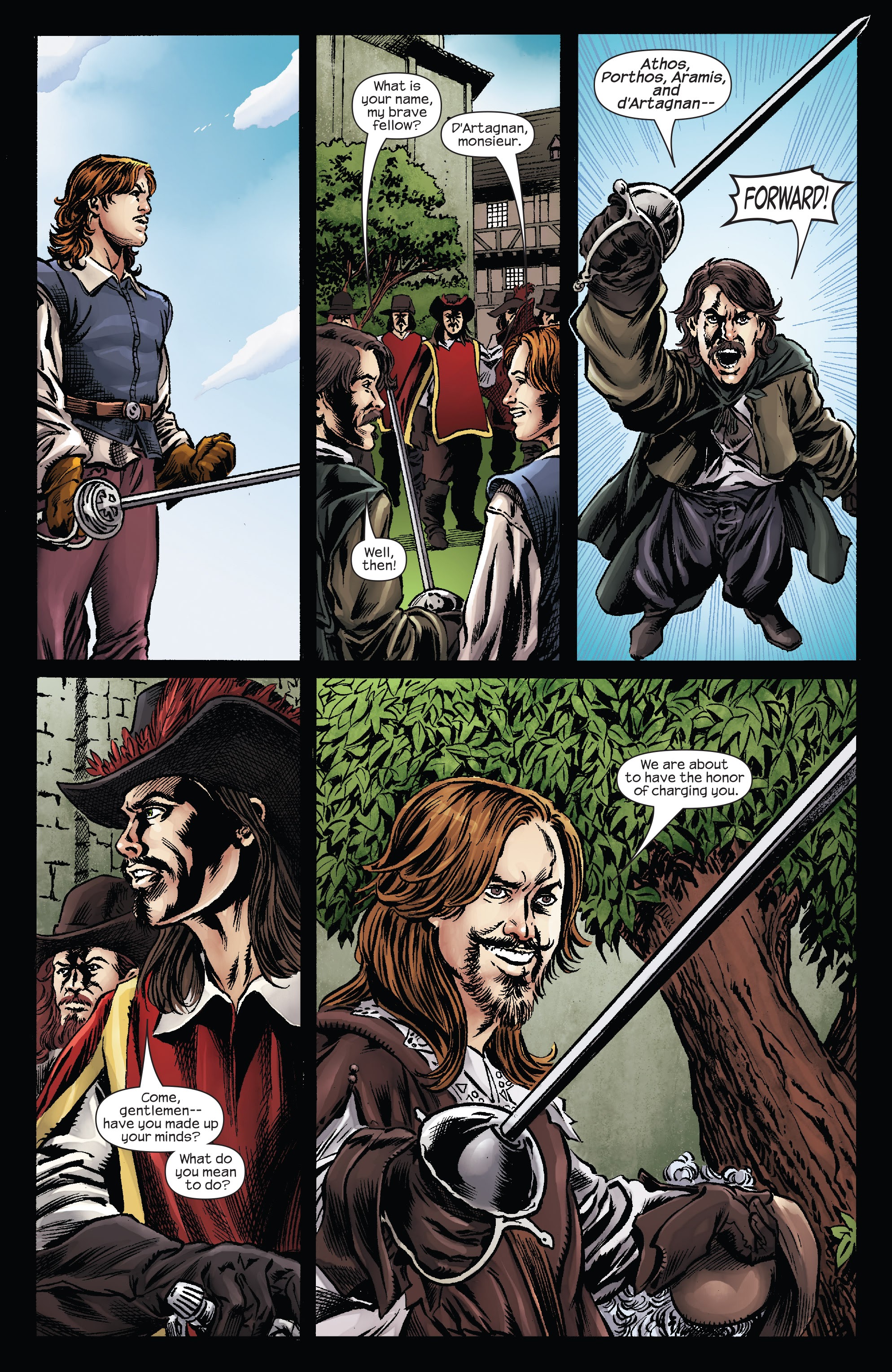 Read online Marvel Illustrated: The Three Musketeers comic -  Issue #1 - 20