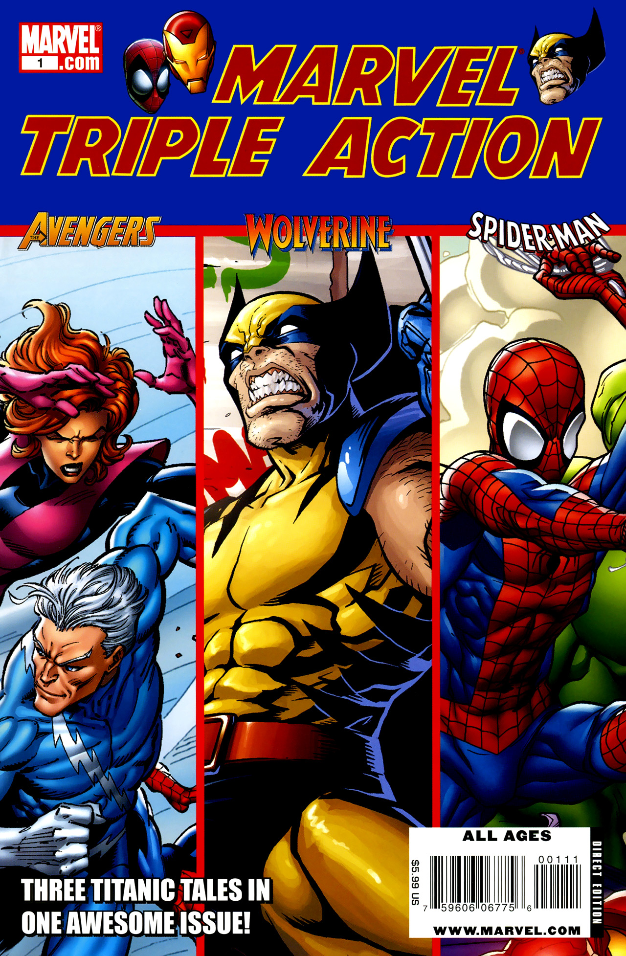 Read online Marvel Triple Action (2009) comic -  Issue #1 - 1