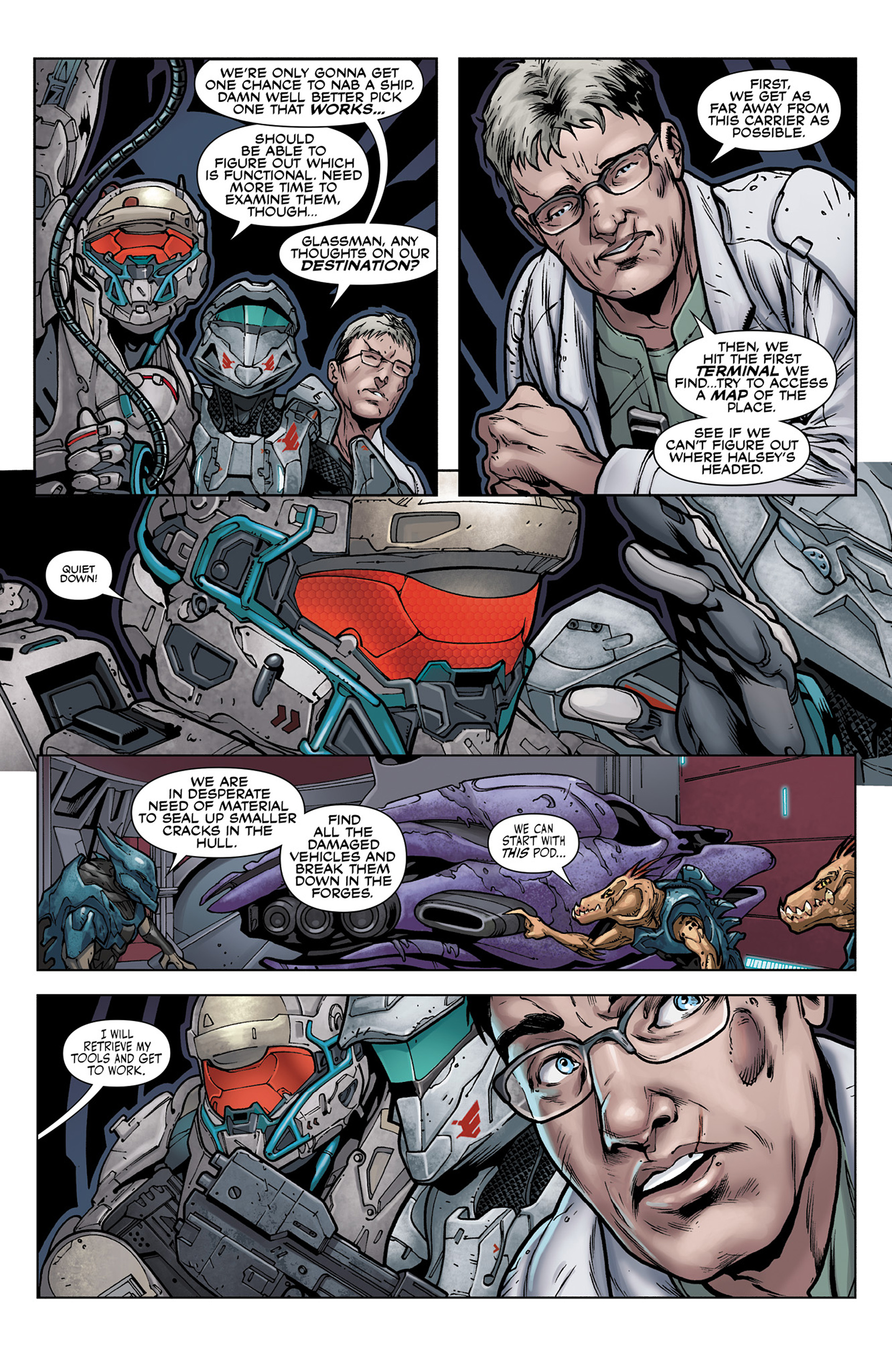 Read online Halo: Escalation comic -  Issue #21 - 6