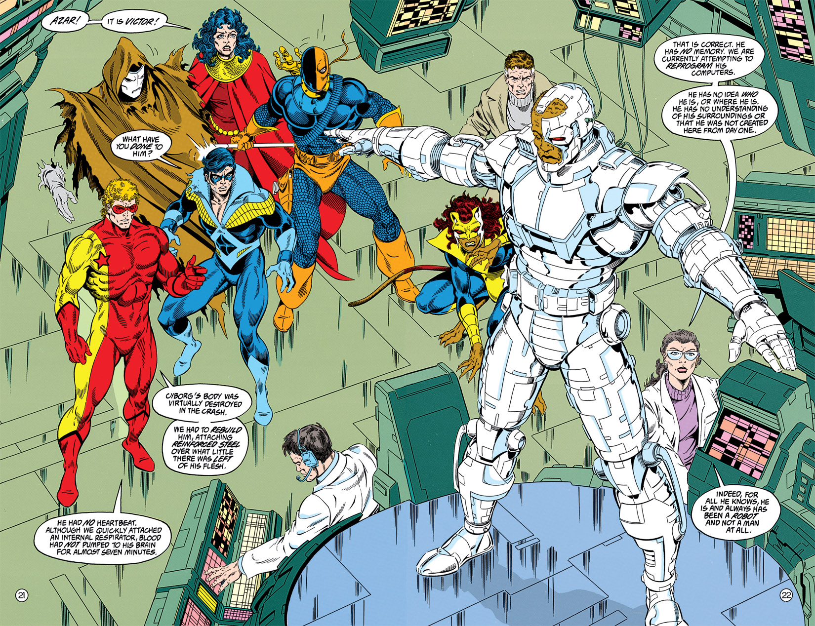 Read online The New Titans (1988) comic -  Issue #77 - 21