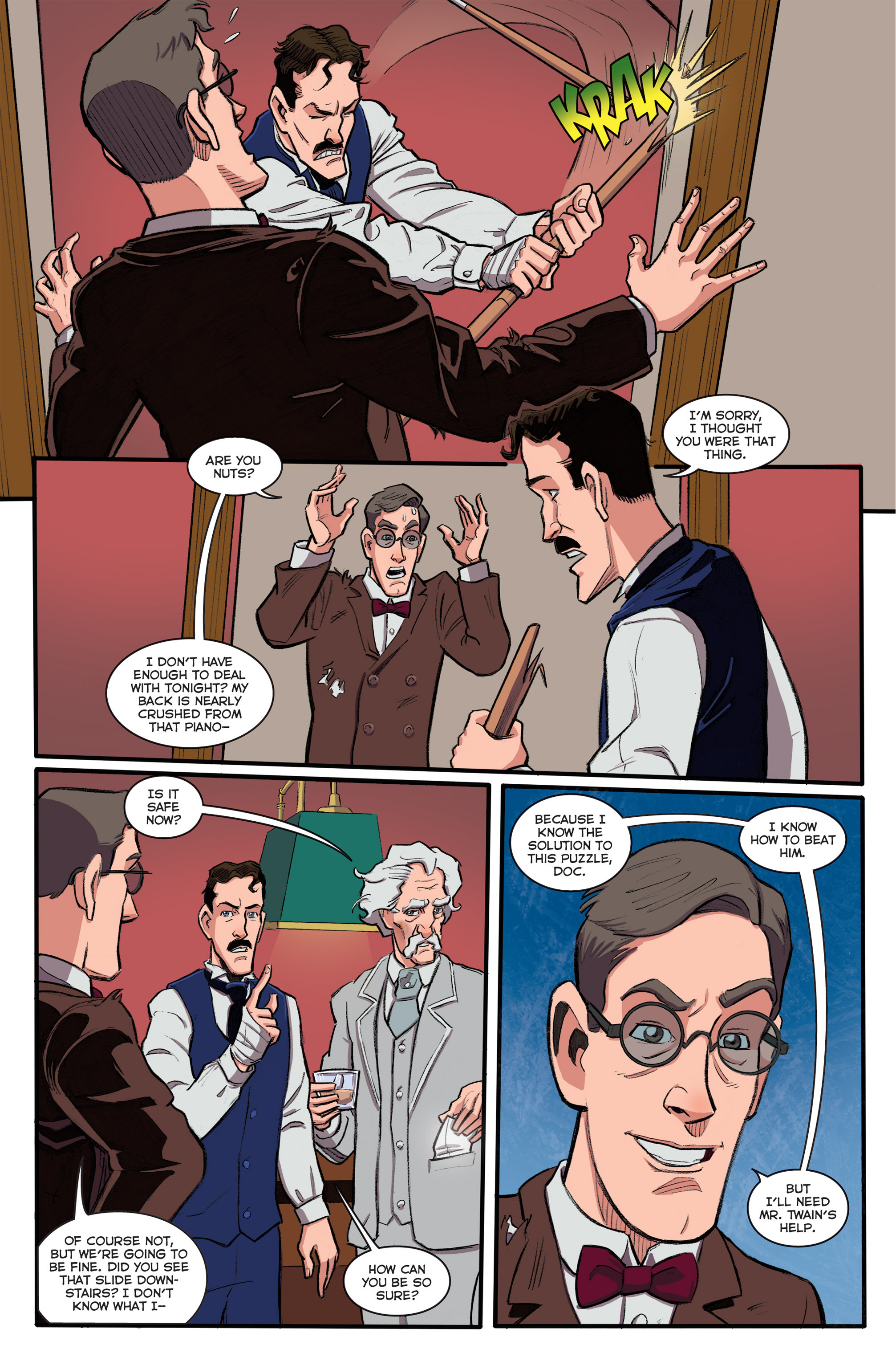 Read online Herald: Lovecraft and Tesla comic -  Issue #5 - 19