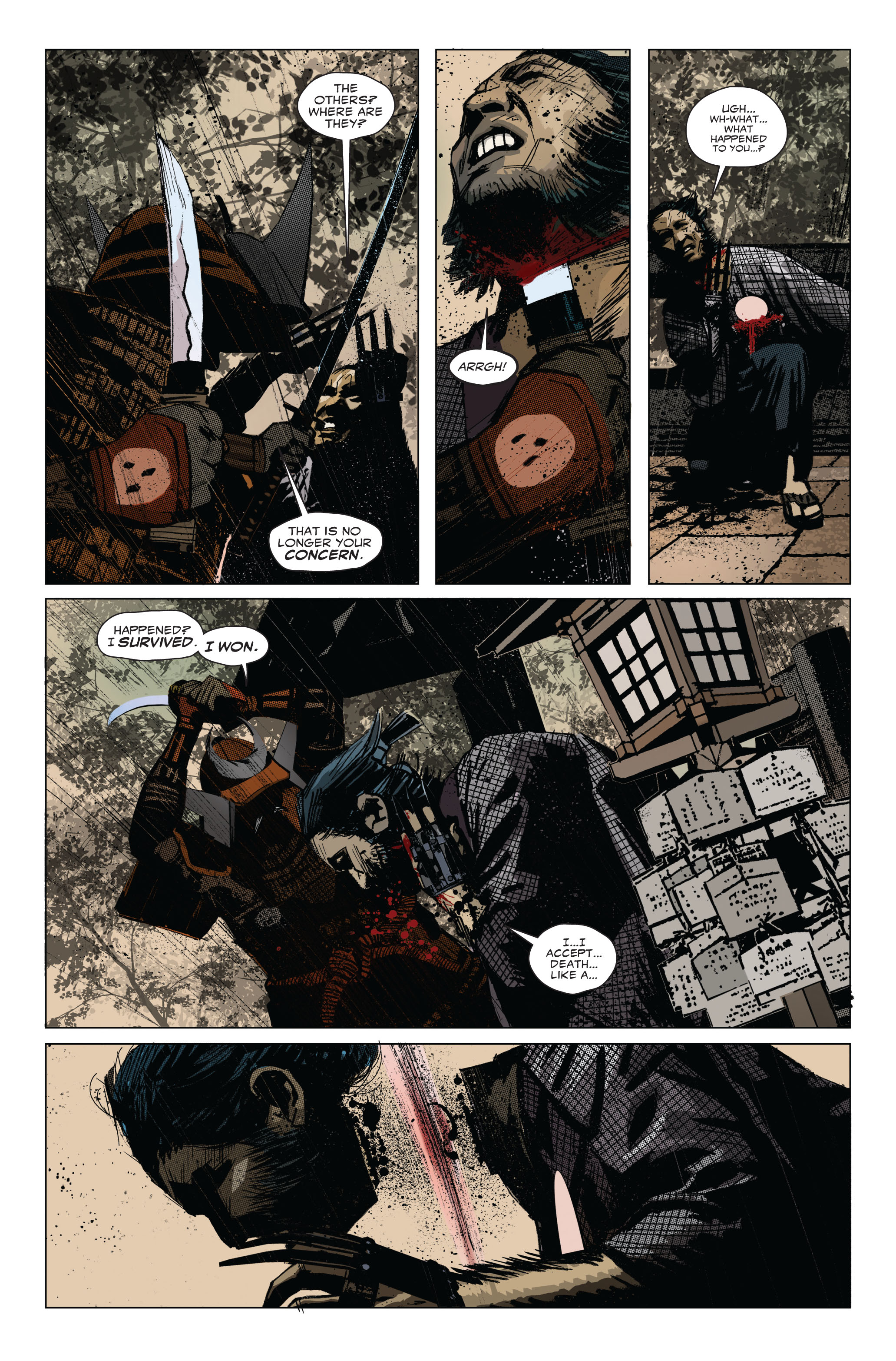 Read online 5 Ronin (2011) comic -  Issue #1 - 8