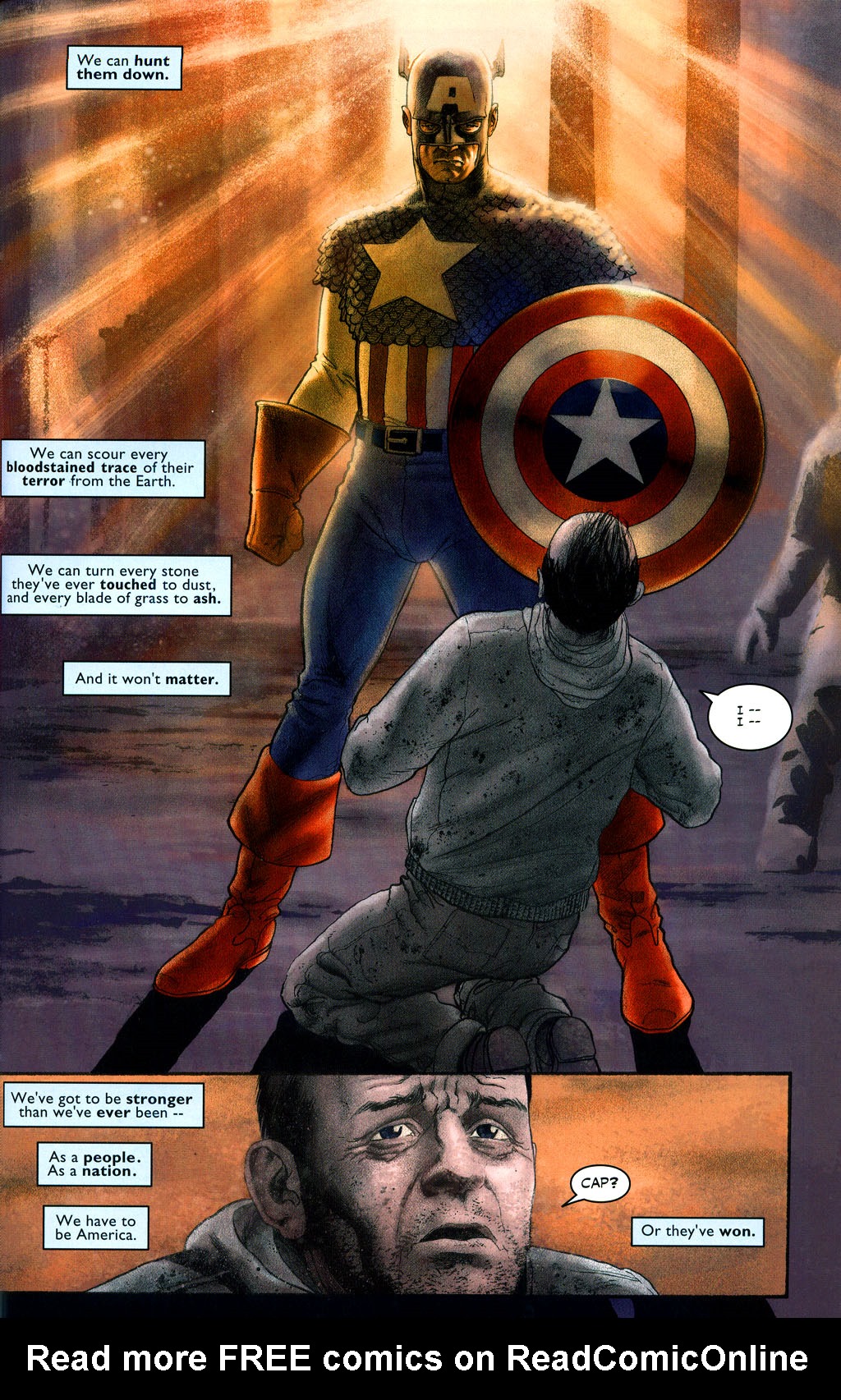 Read online Captain America: Red, White & Blue comic -  Issue # TPB - 172
