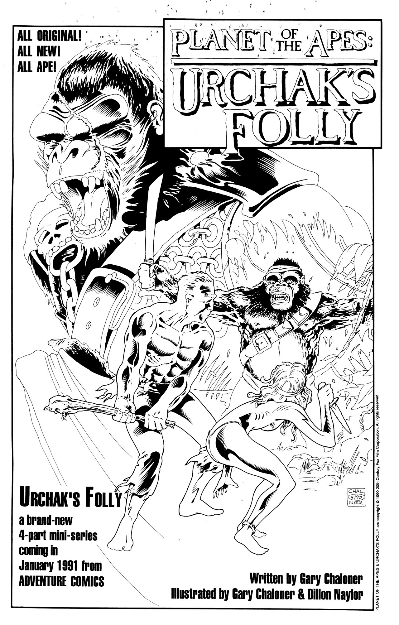 Read online Planet of the Apes (1990) comic -  Issue #7 - 35