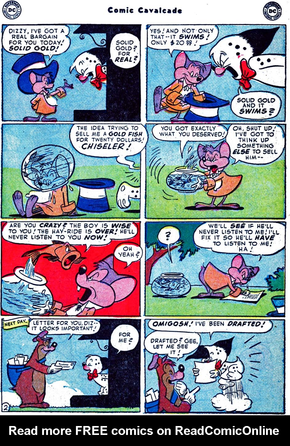 Read online Comic Cavalcade comic -  Issue #55 - 37