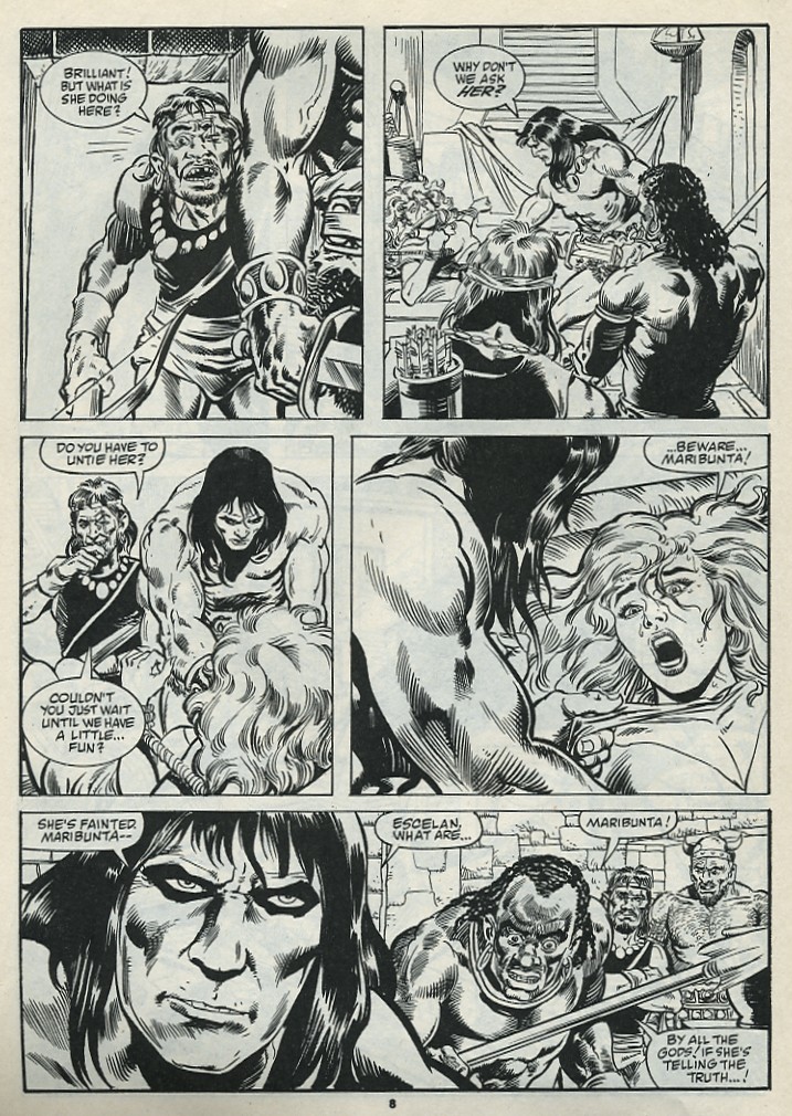 Read online The Savage Sword Of Conan comic -  Issue #182 - 10