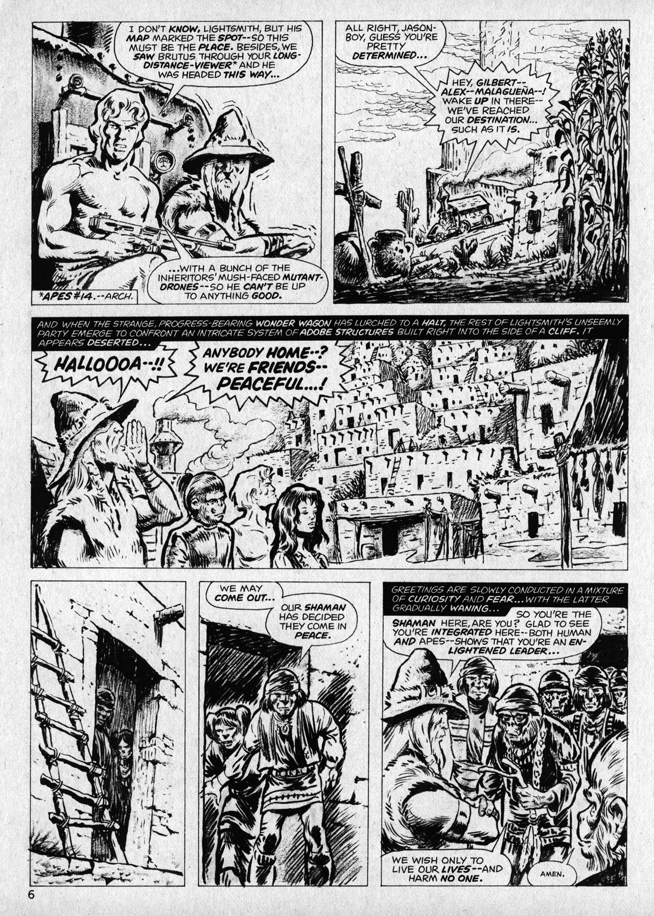 Read online Planet of the Apes comic -  Issue #19 - 6