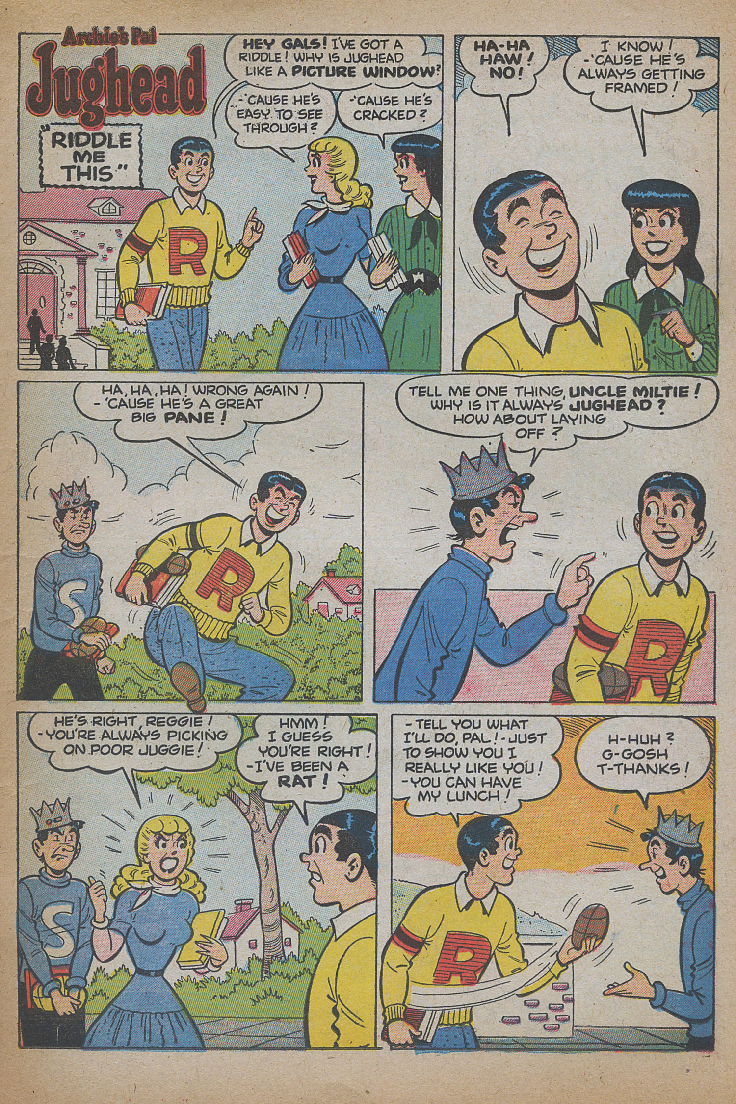 Read online Archie's Pal Jughead comic -  Issue #26 - 15