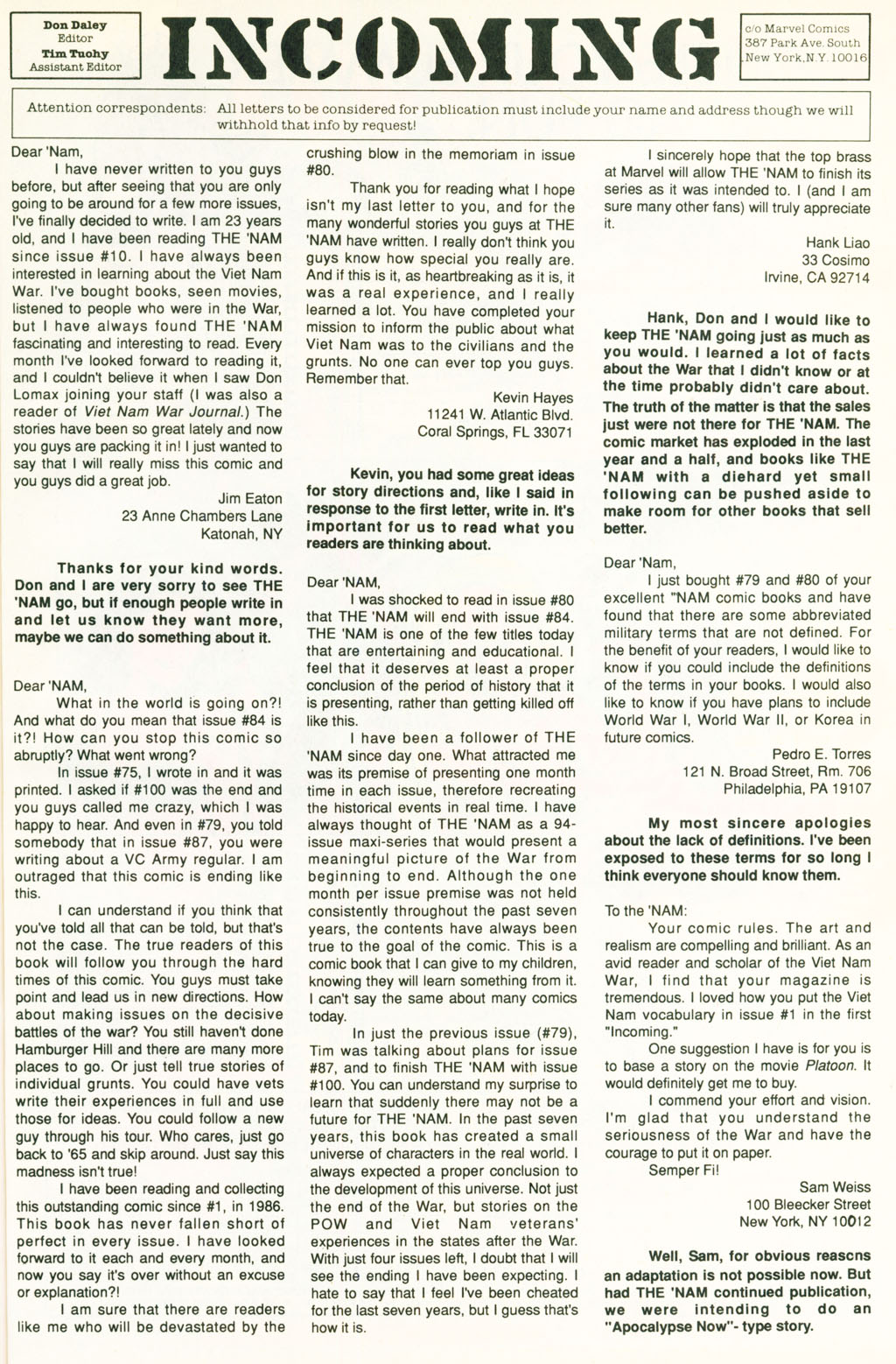 Read online The 'Nam comic -  Issue #83 - 25