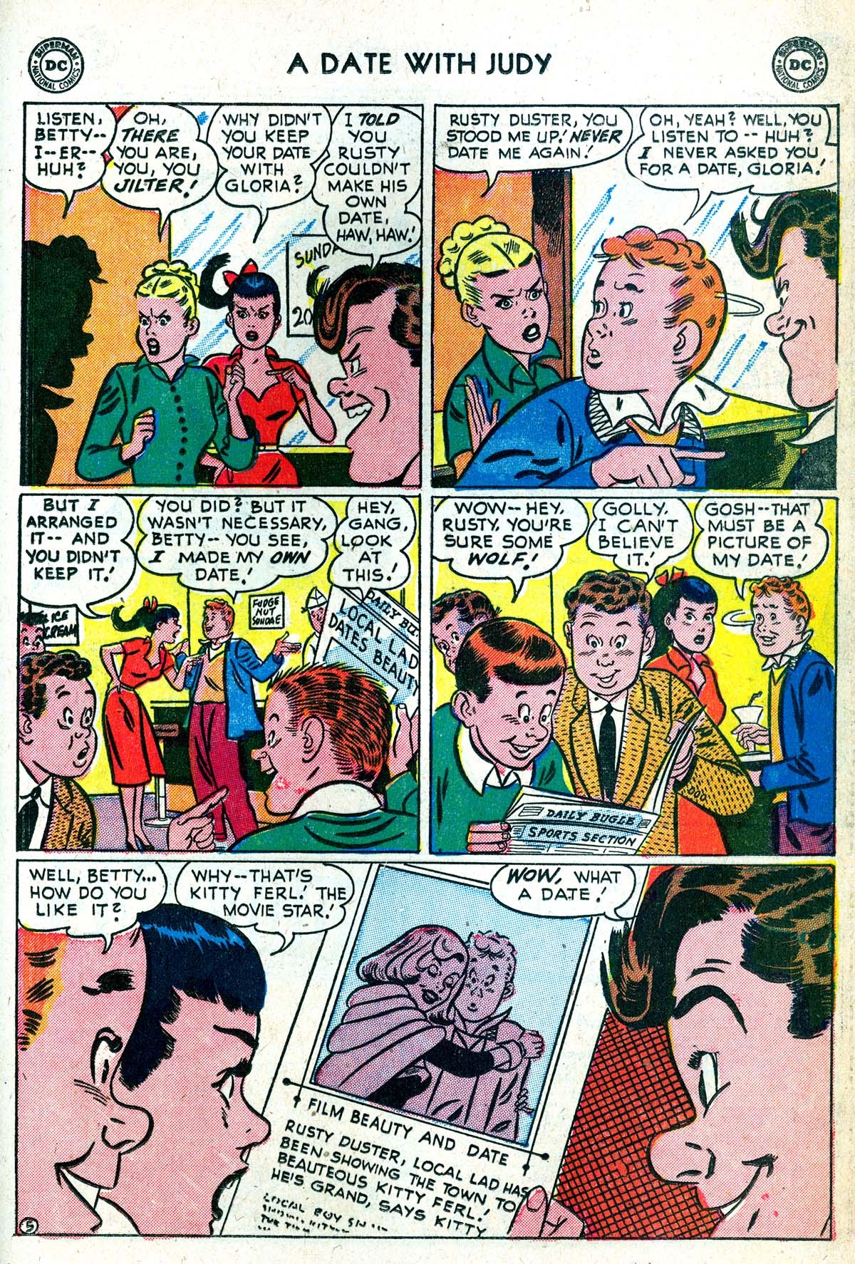 Read online A Date with Judy comic -  Issue #33 - 31