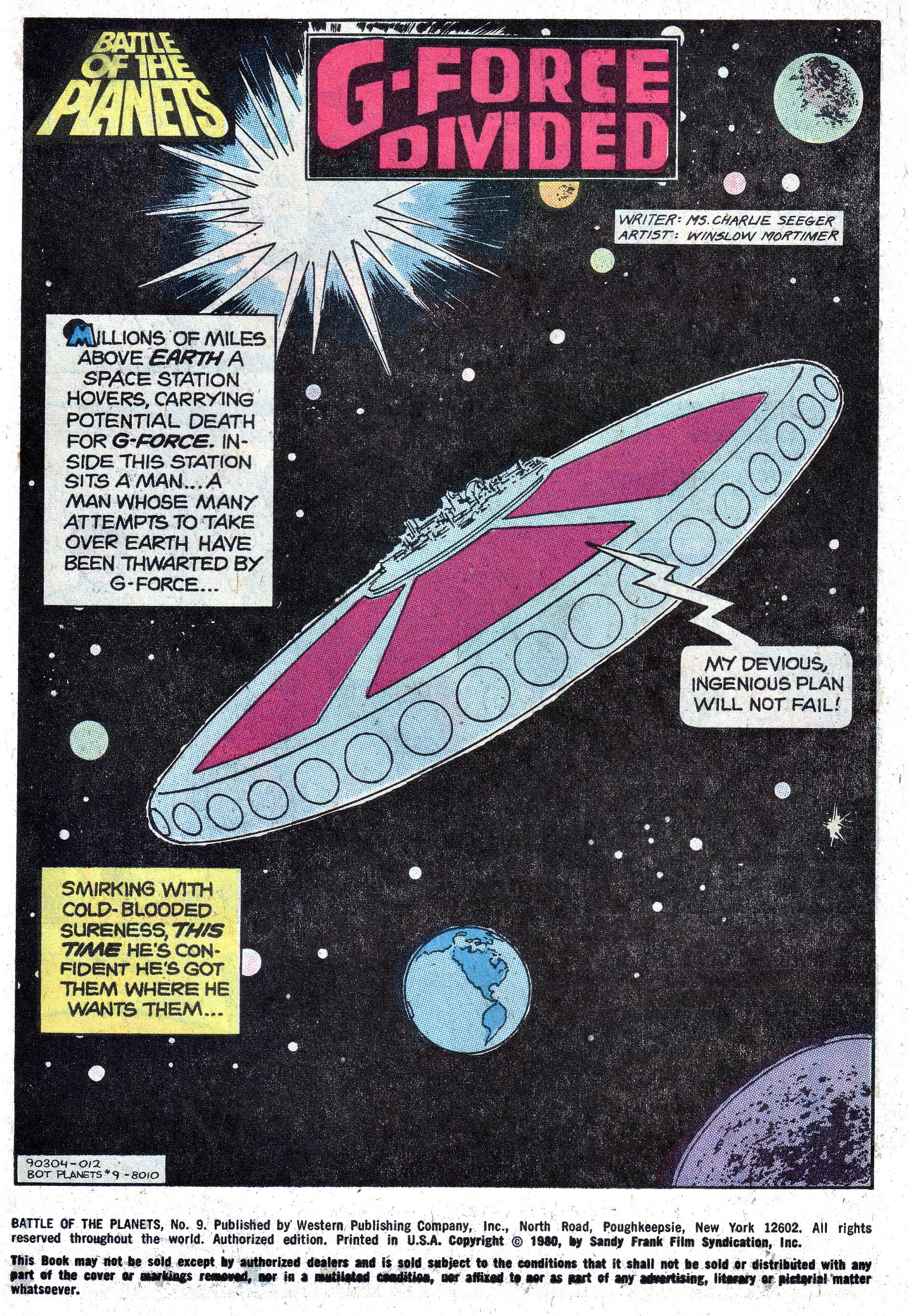 Read online Battle of the Planets (1979) comic -  Issue #9 - 2
