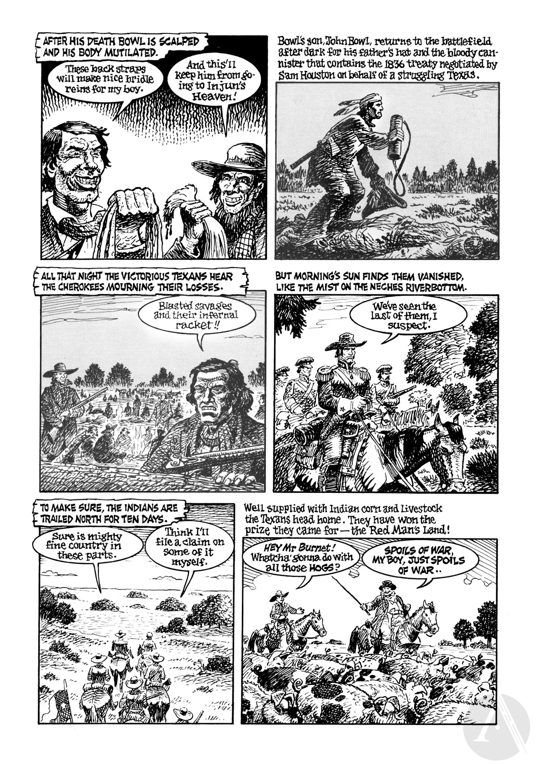 Read online Indian Lover: Sam Houston & the Cherokees comic -  Issue # TPB - 90