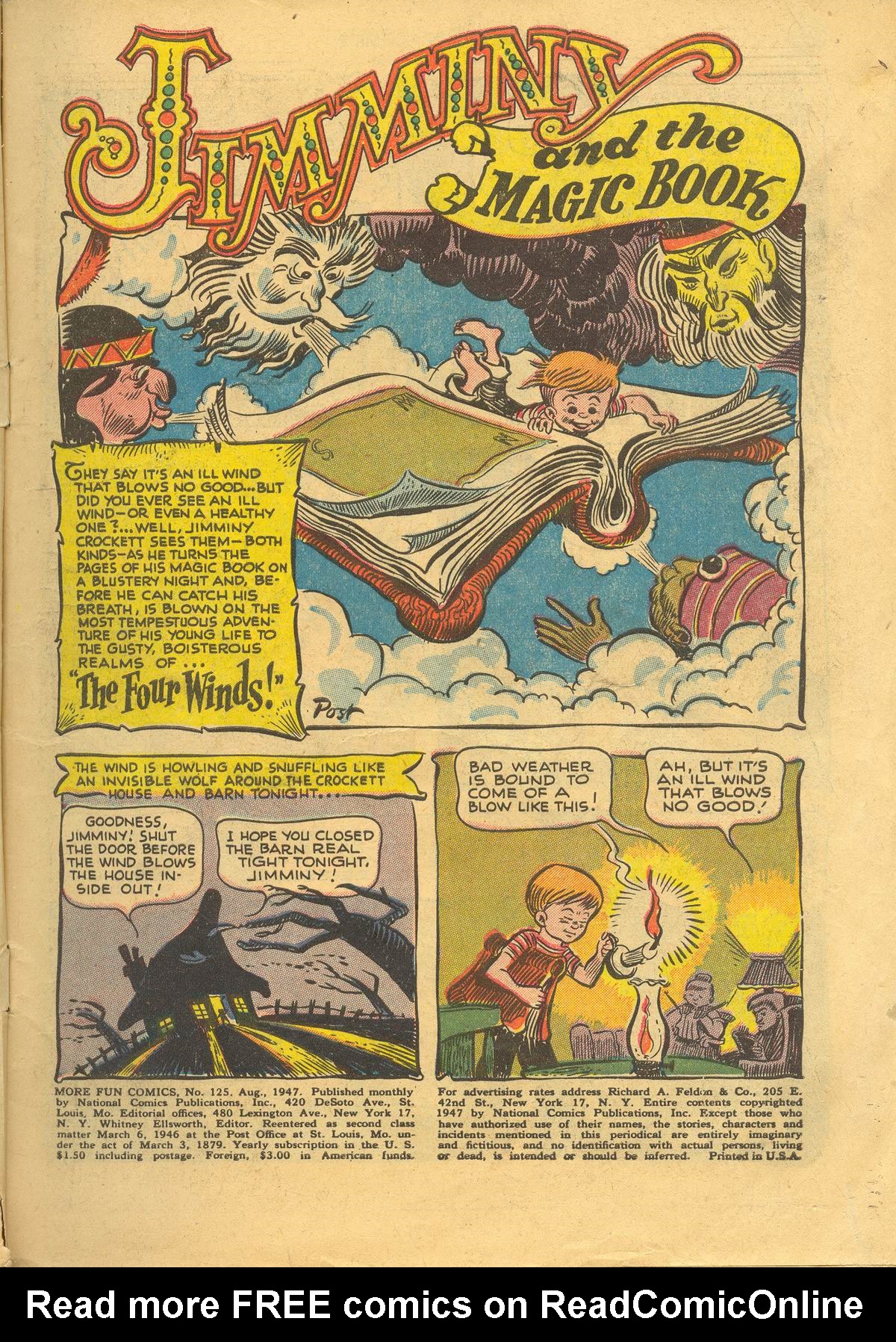 Read online More Fun Comics comic -  Issue #125 - 3