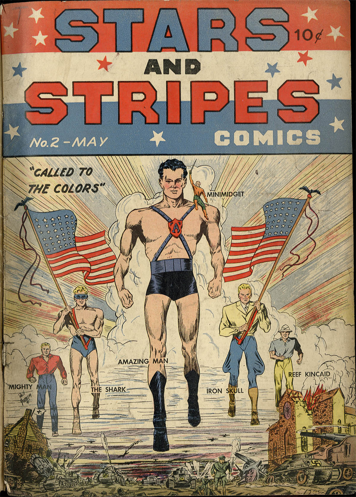 Read online Stars and Stripes Comics comic -  Issue #2 - 1