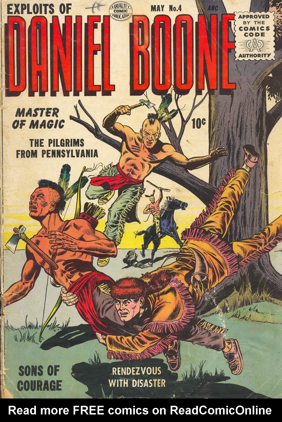 Read online Exploits of Daniel Boone comic -  Issue #4 - 1