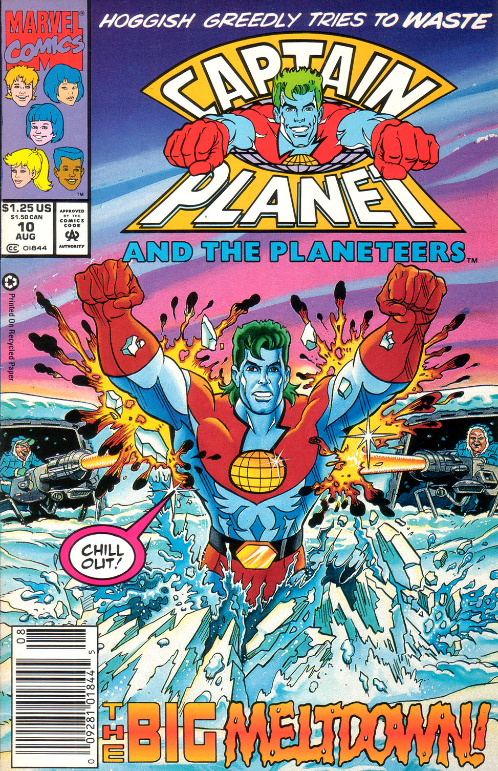 Read online Captain Planet and the Planeteers comic -  Issue #10 - 1